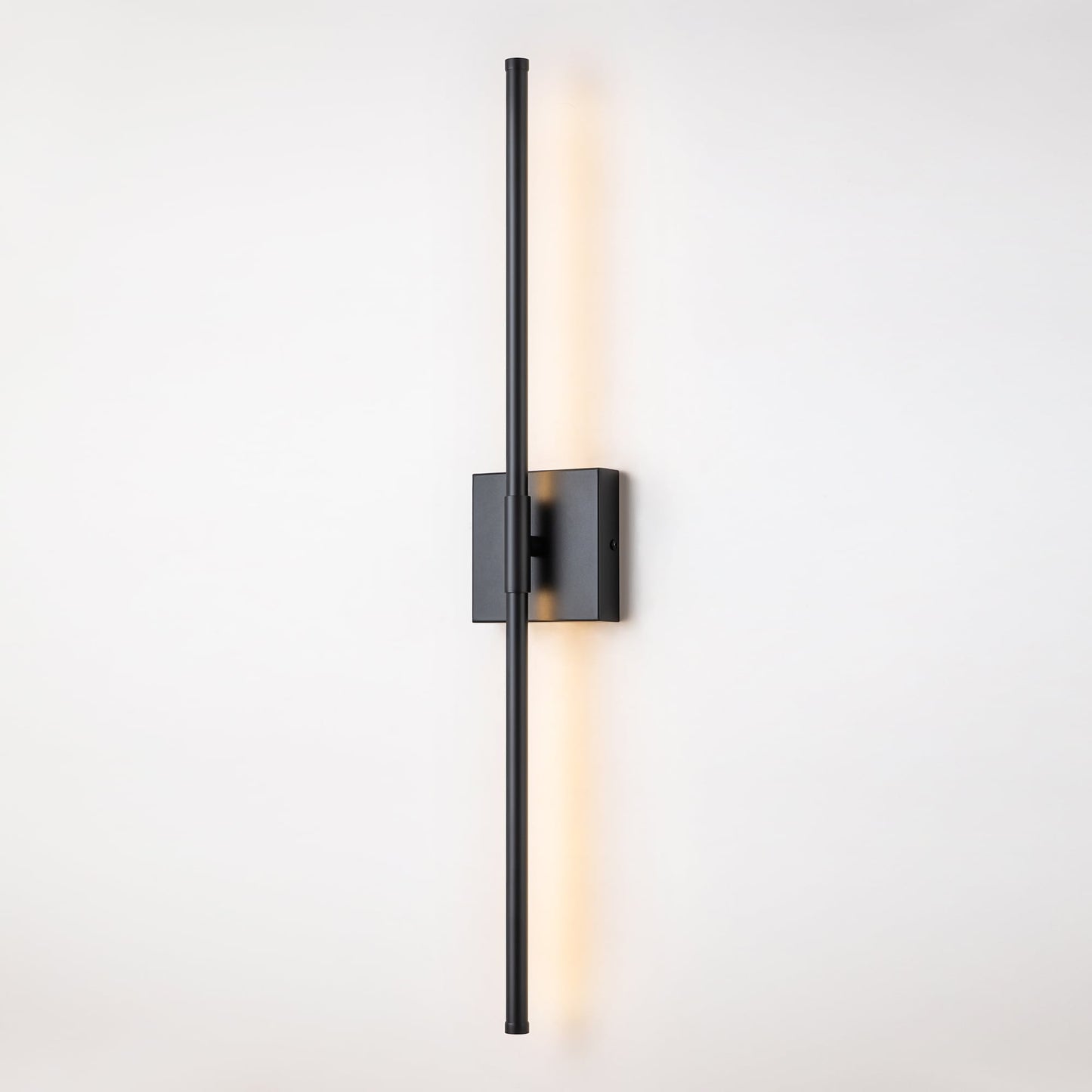 1-Light Black/ Gold/ Nickel Modern Long Linear Strip Wall Sconce Dimmable LED Bathroom Vanity Light