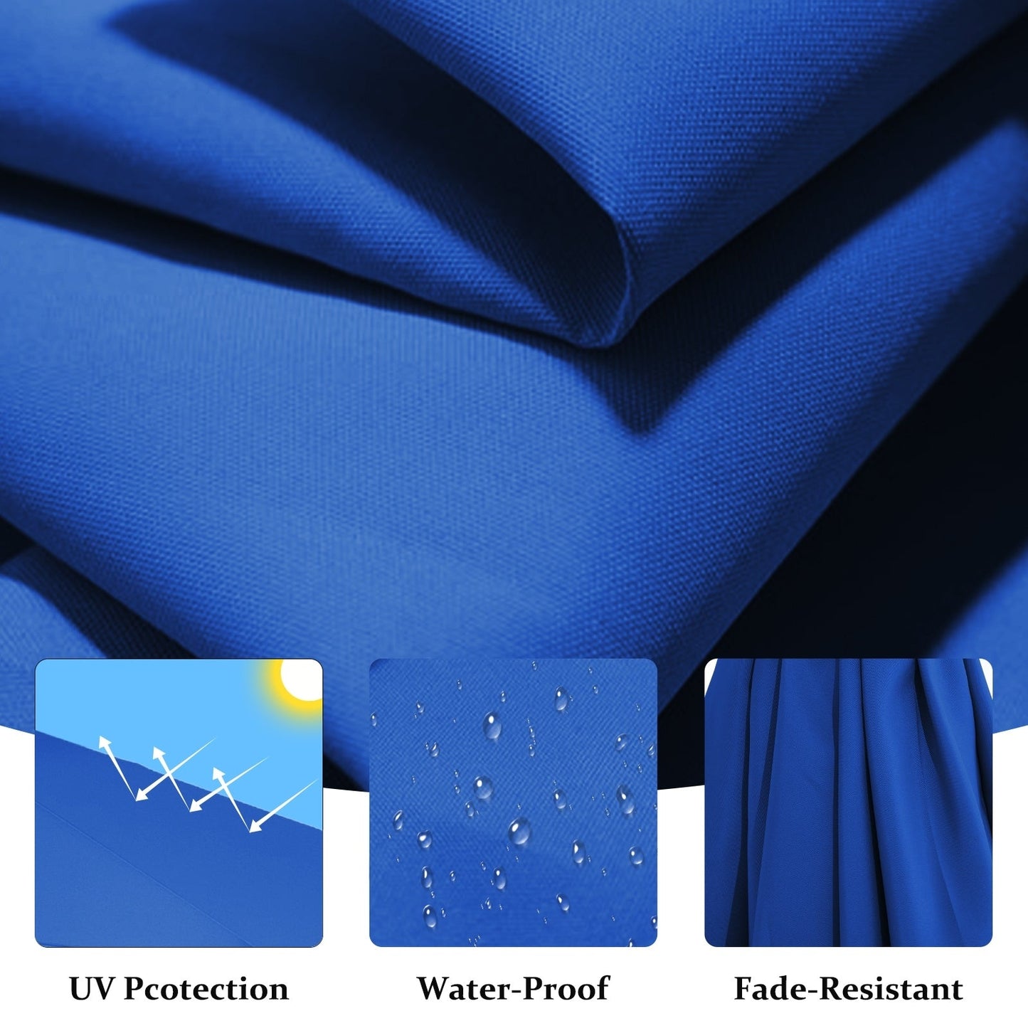 10ft Steel Crank Lift Hanging Offset Cantilever Umbrella