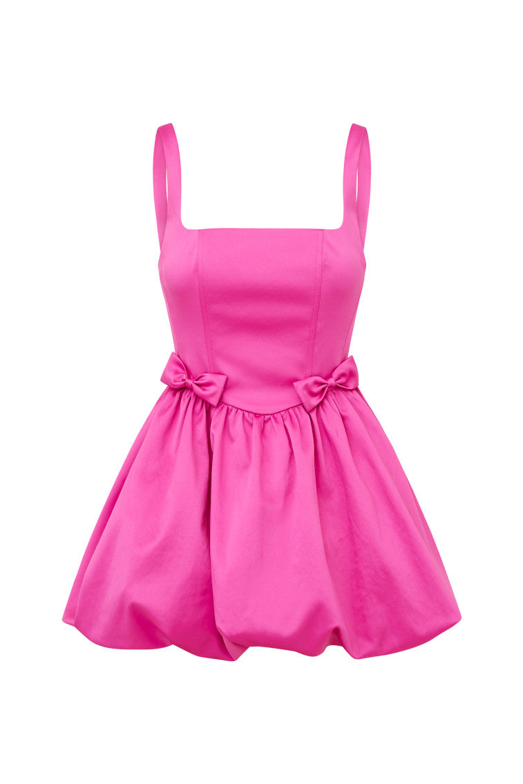 Mini-robe en satin Bayer
