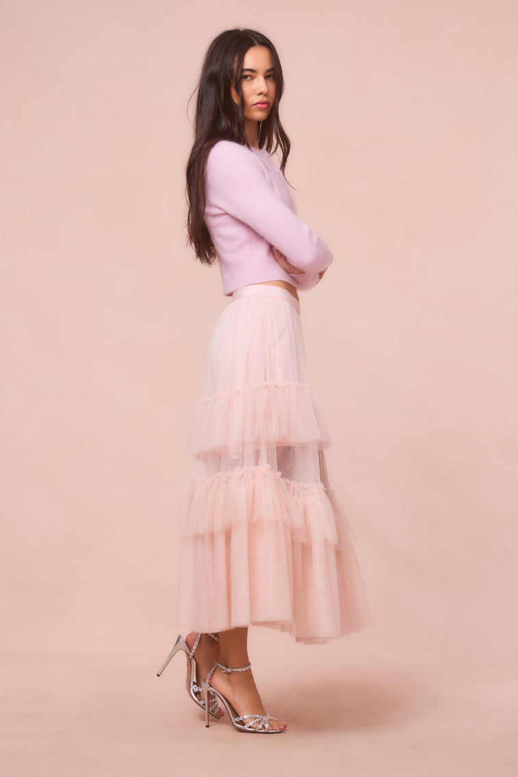 Jupe longue en tulle Parriott
