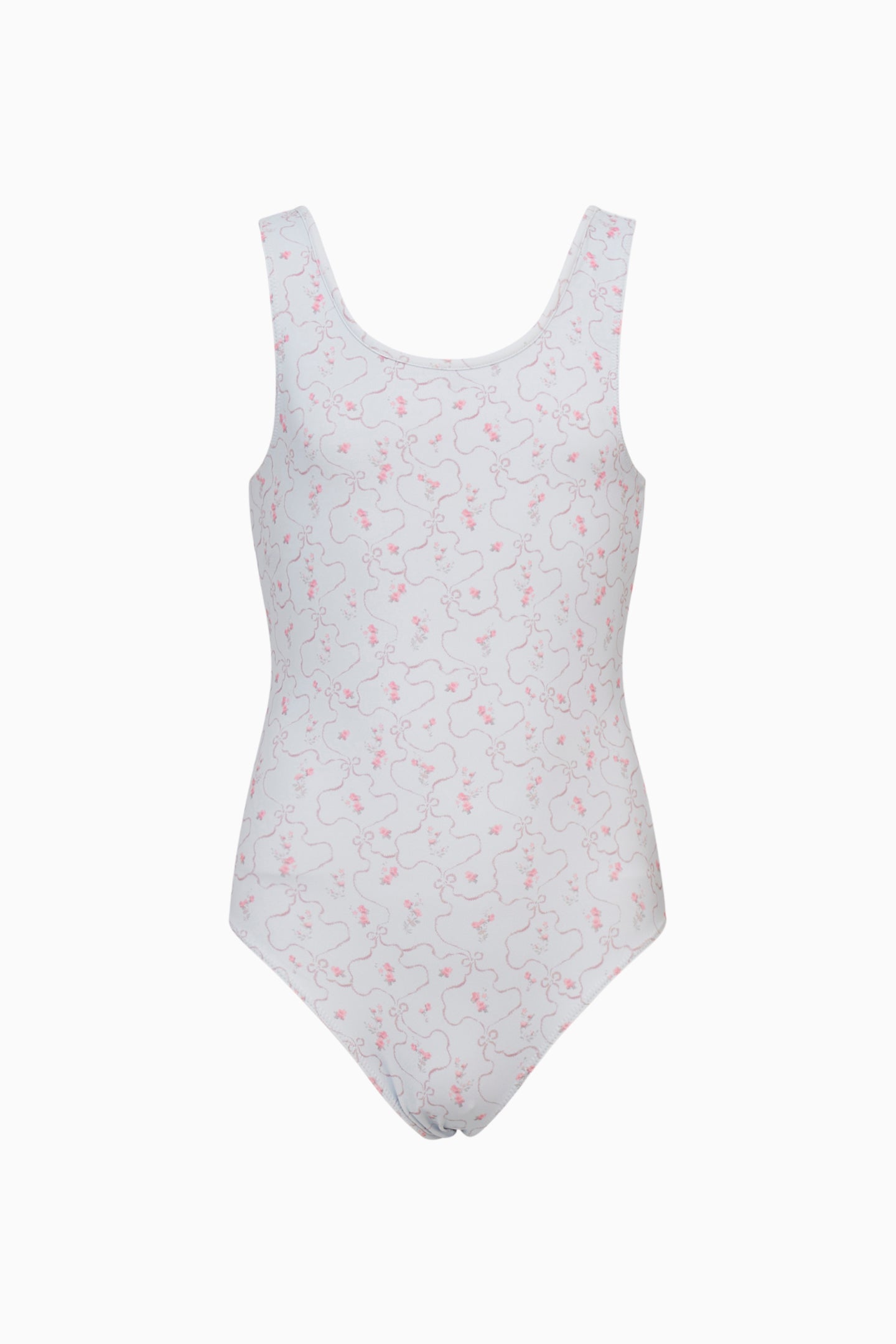 Maillot de bain à fleurs bleu Aldora pour fille