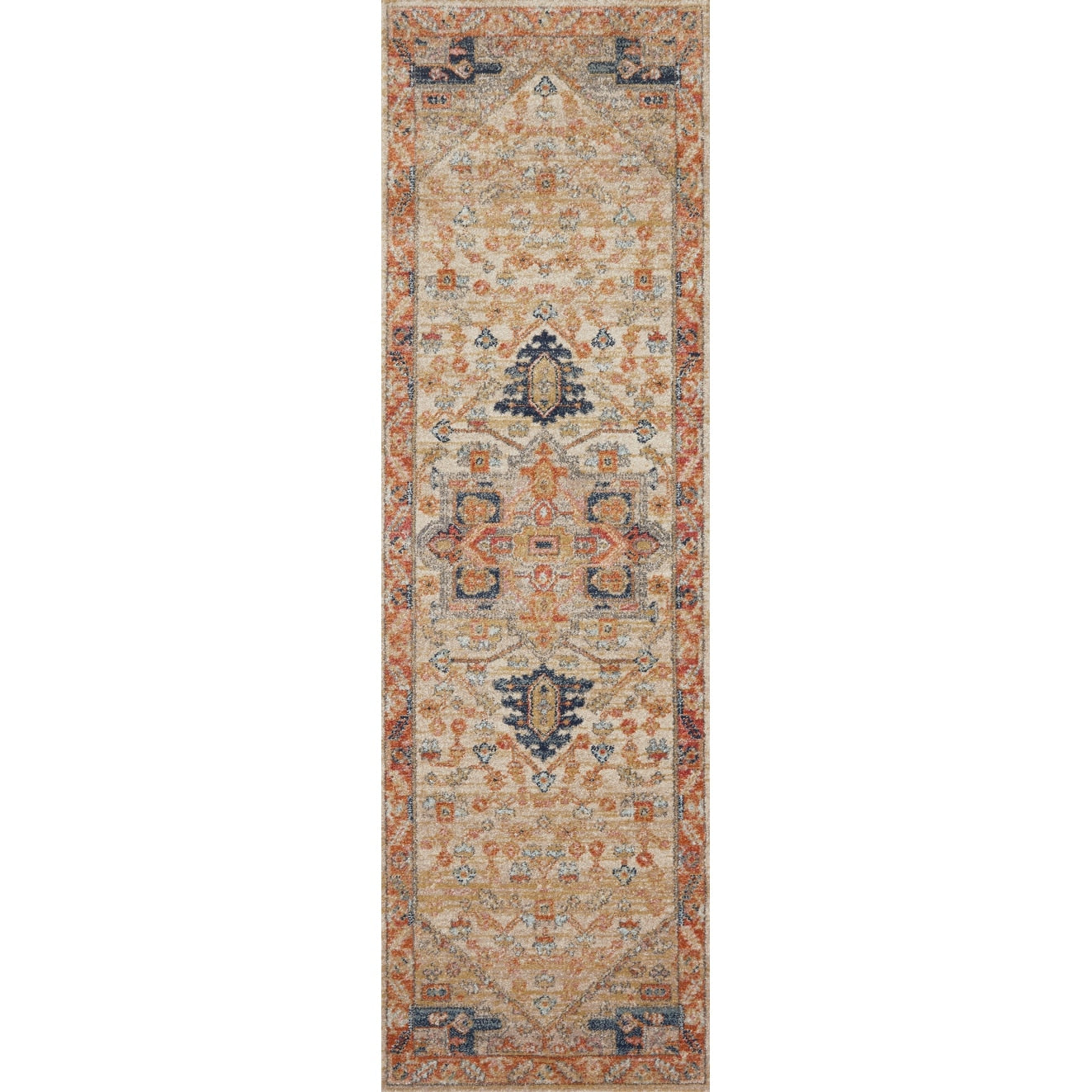 Alexander Home Luxe Antiqued Distressed Boho Area Rug