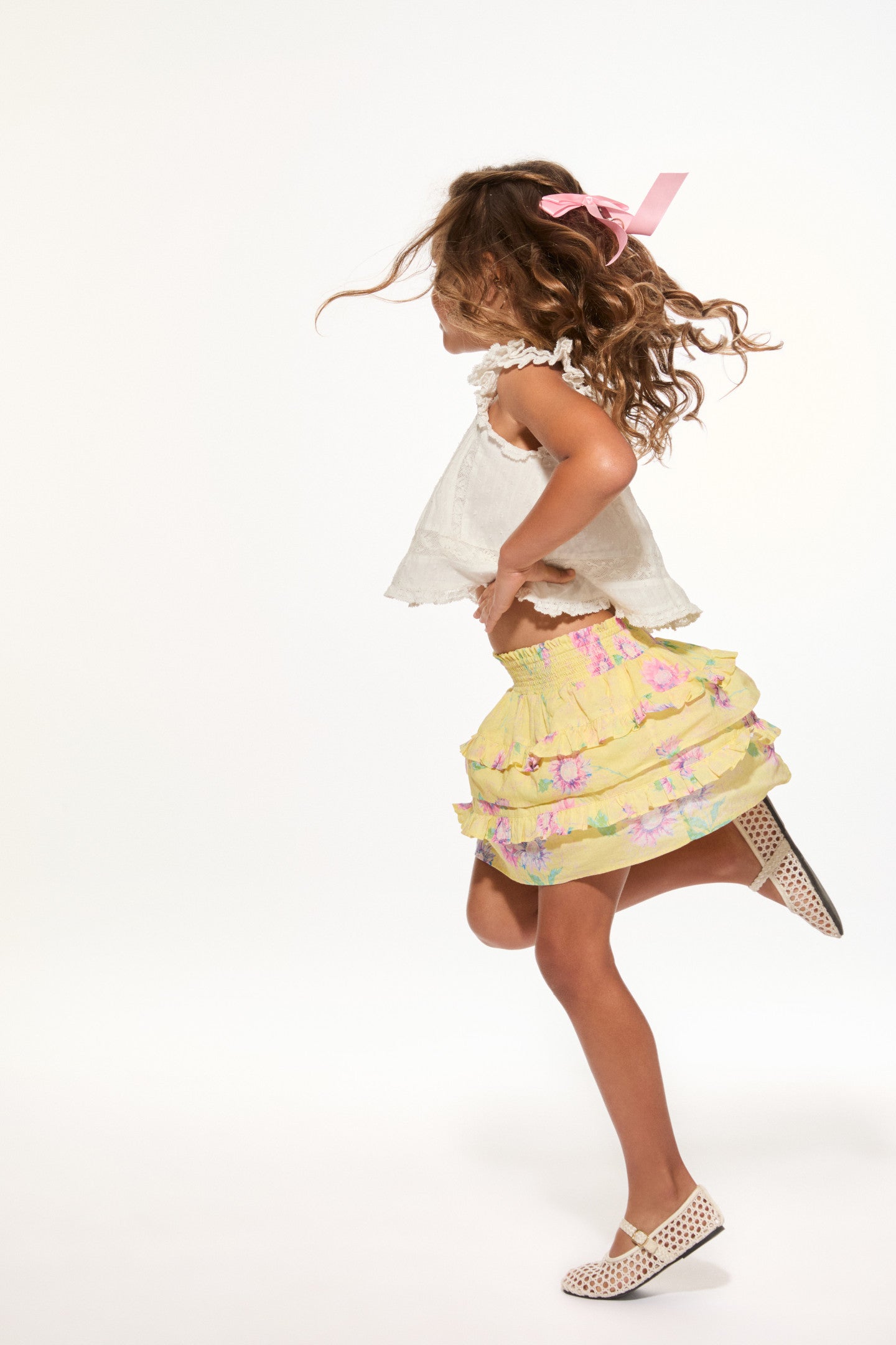 Jupe Billie en coton recyclé pour fille