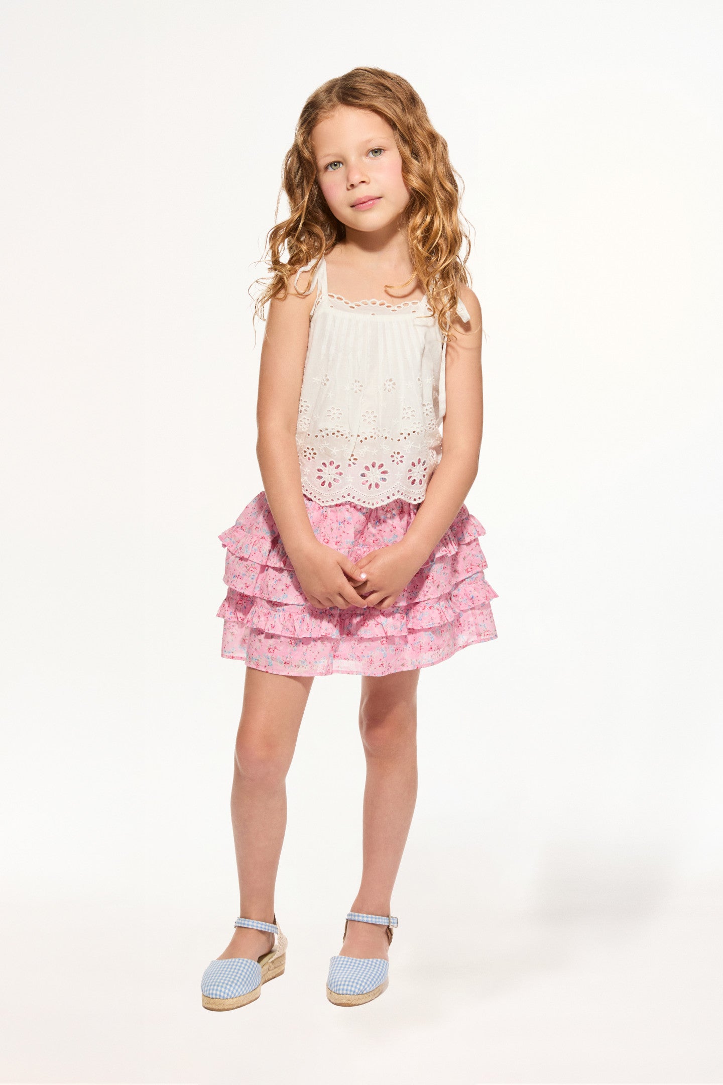 Jupe Billie en coton recyclé pour fille