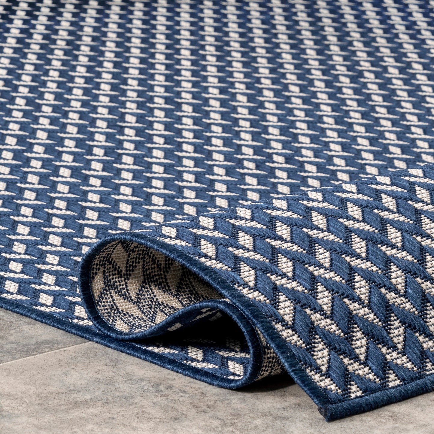 Nuloom Camryn Herringbone Indoor/Outdoor Area Rug