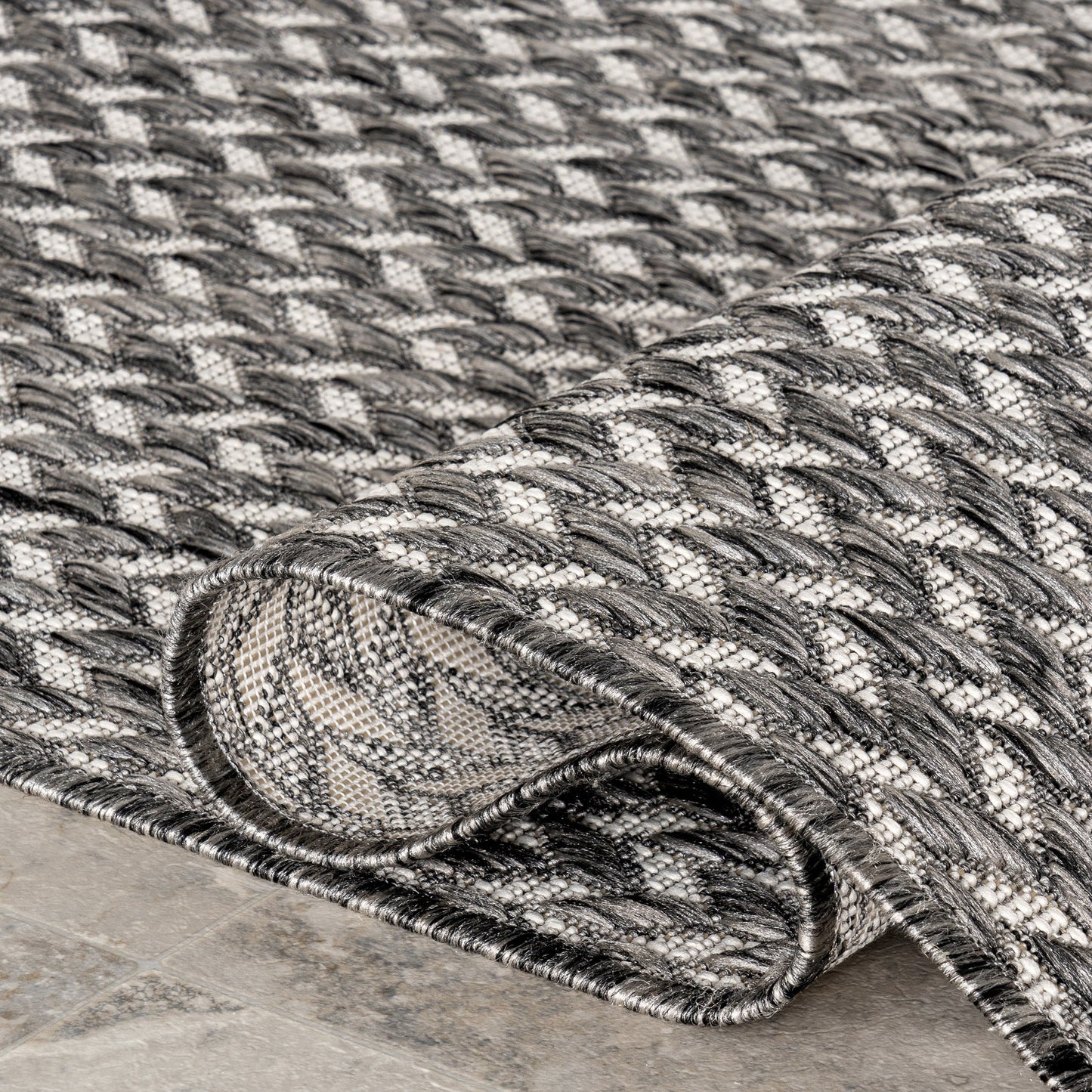 Nuloom Camryn Herringbone Indoor/Outdoor Area Rug