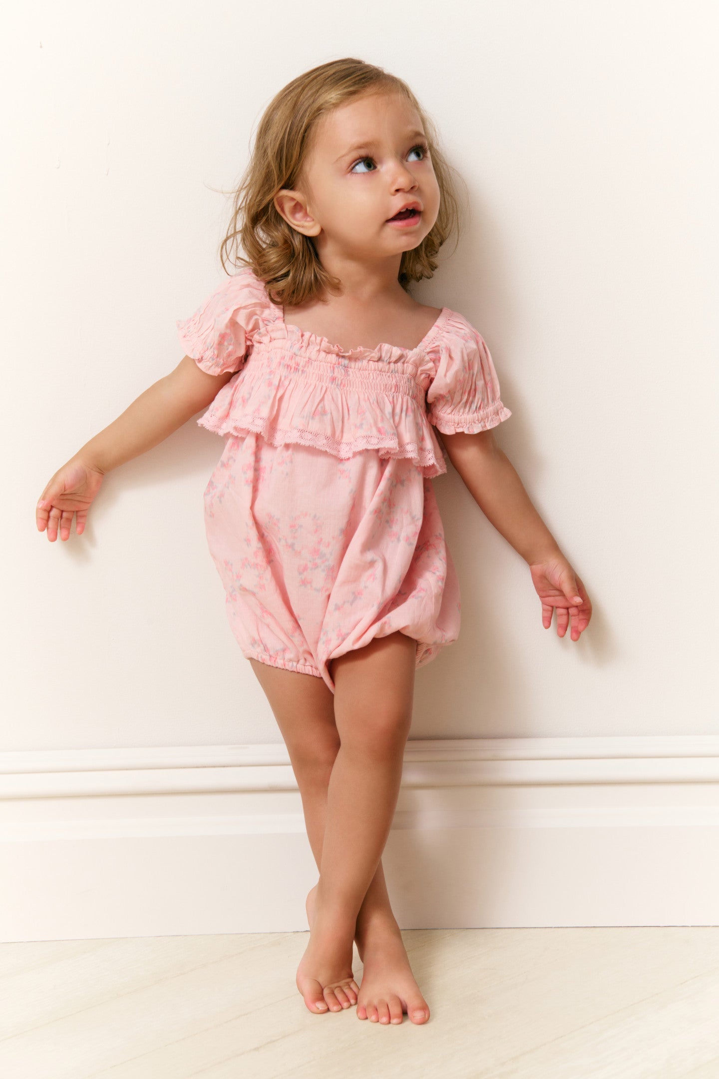 Tablier Baby Carlita Luna Rosa Fleur