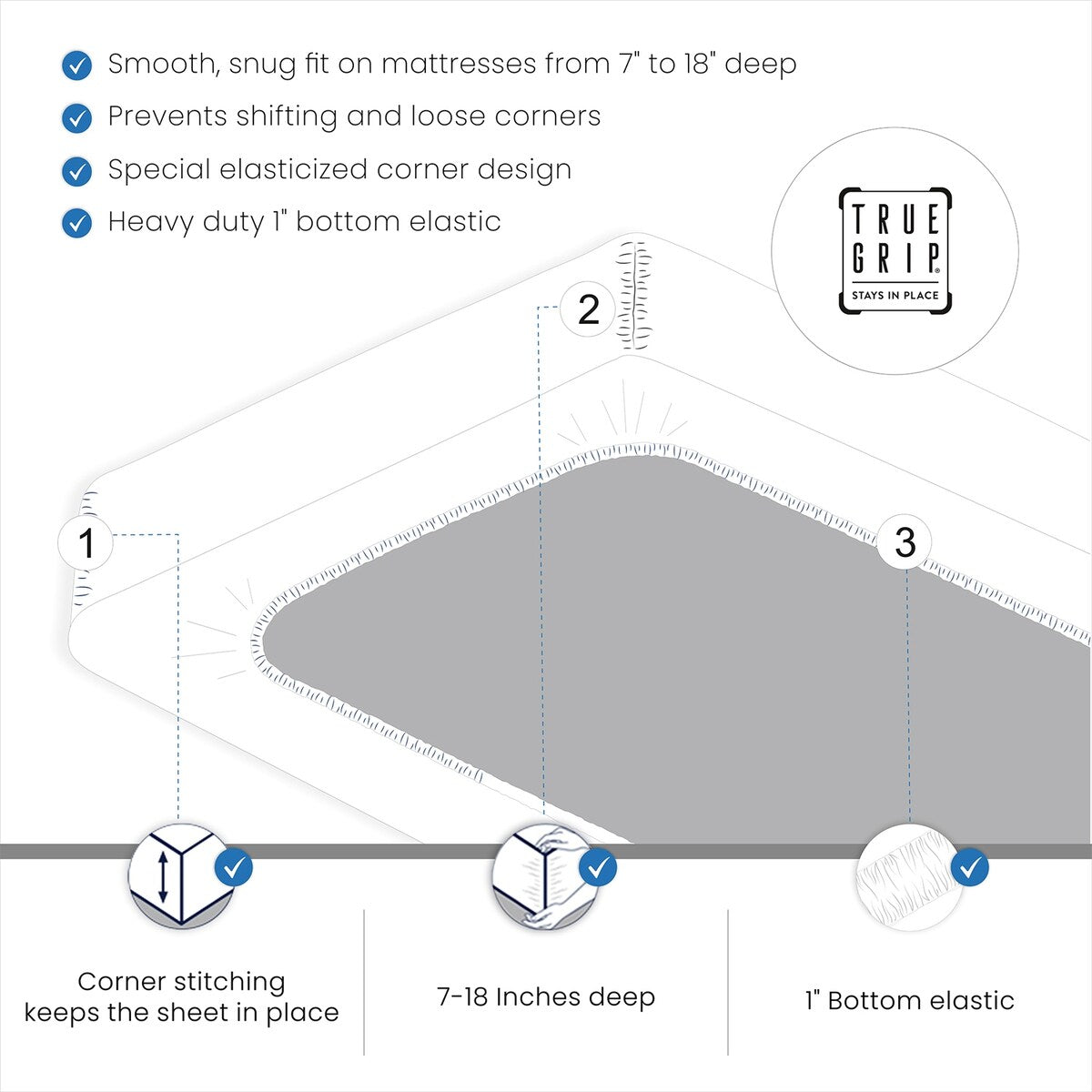 Color Sense 800TC Luxury Cotton-Blend Wrinkle-Resistant Sheet Set