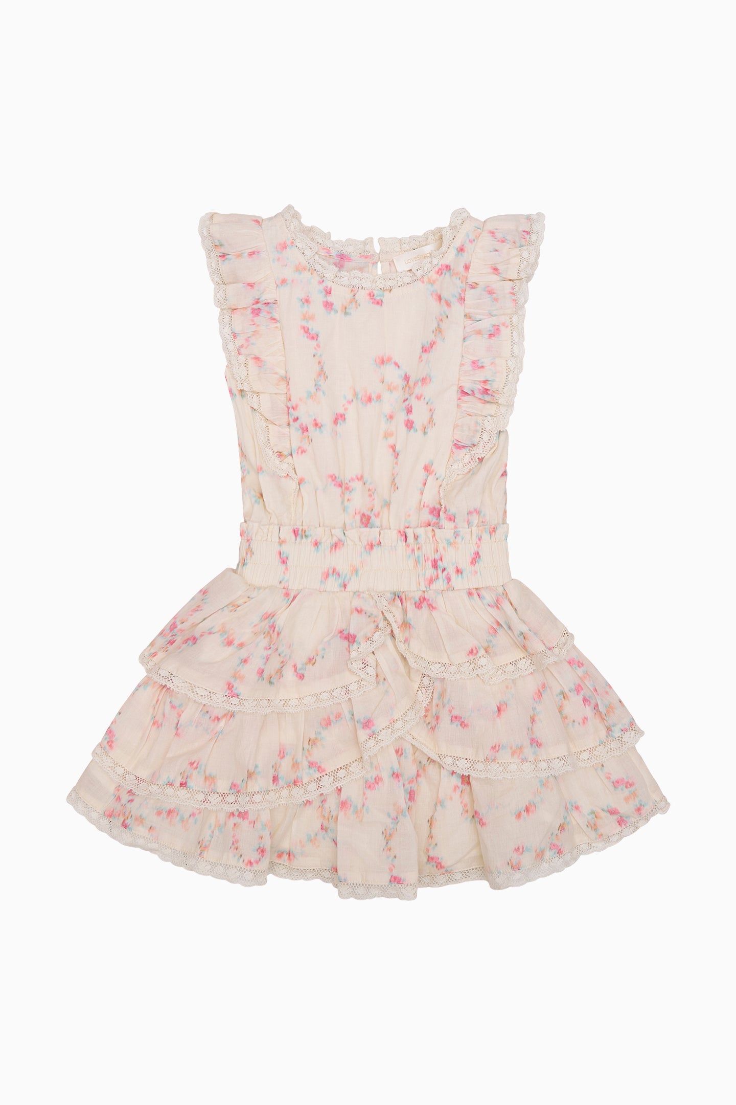 Robe Decker Luna Rosa Fleur pour fille