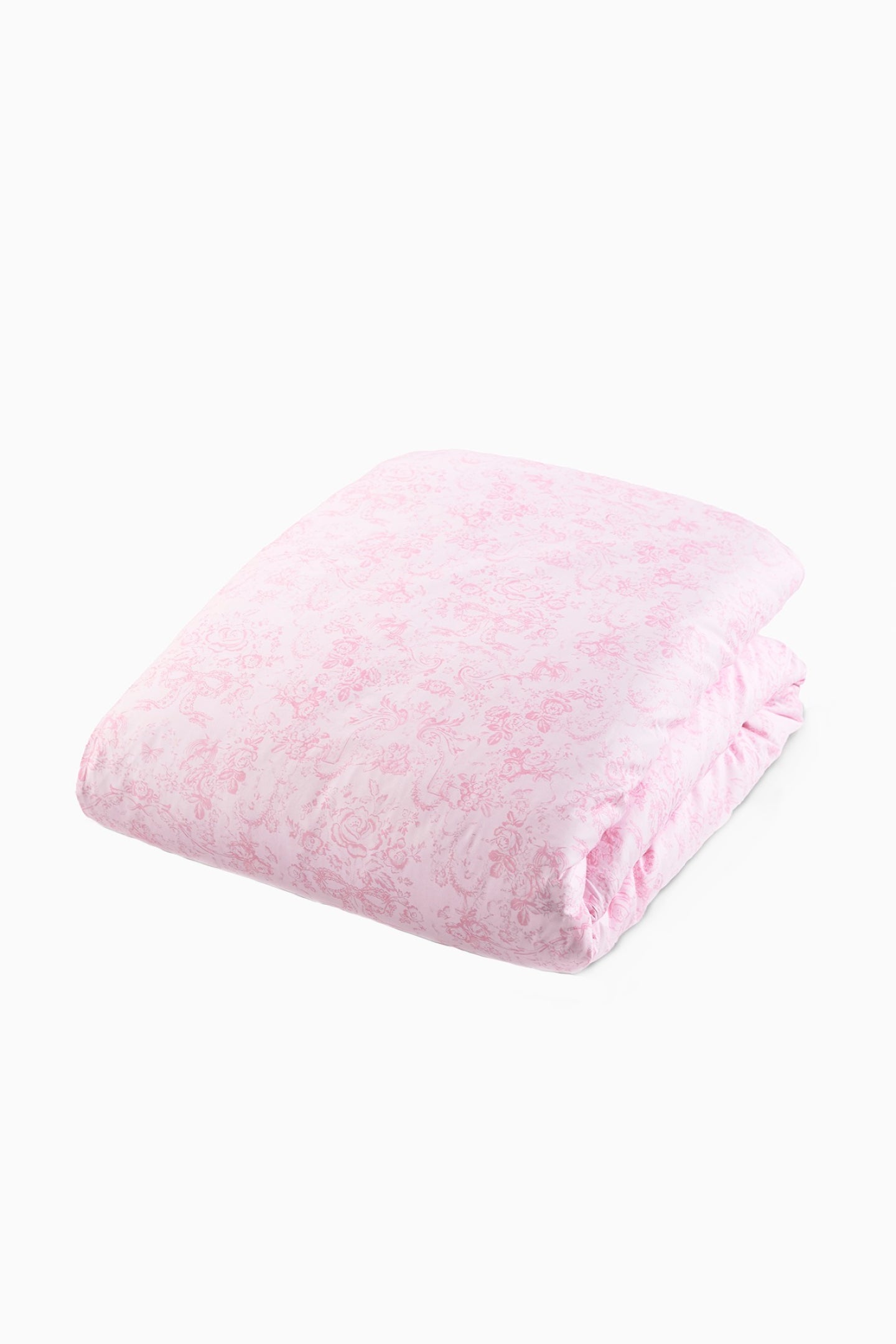 Parure housse de couette et taies d'oreiller à motif floral - PINK DREAM