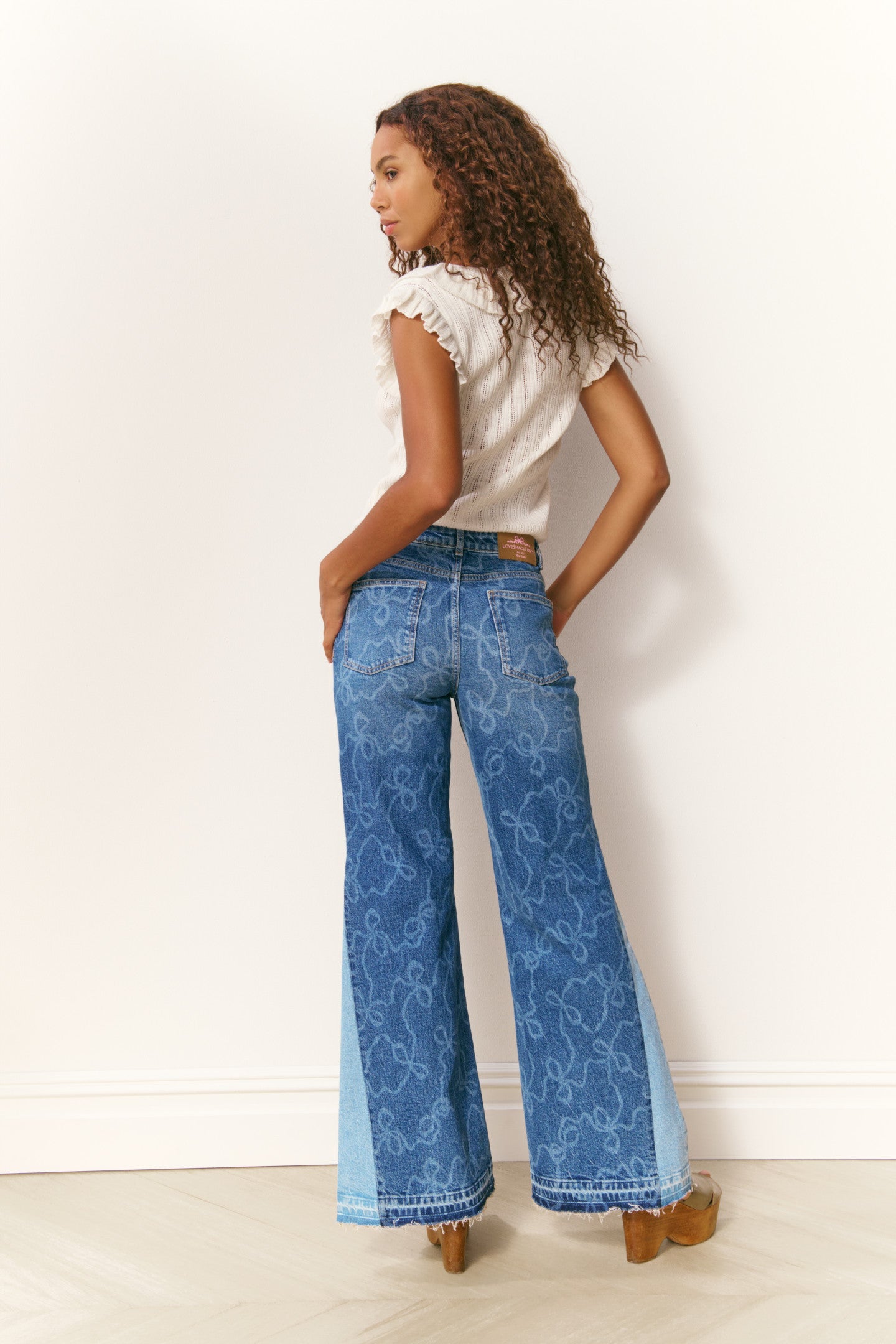 Haut en tricot pointelle Elizabelle