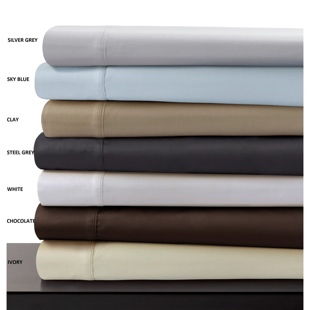 Egyptian Cotton 600 TC Extra Deep Pocket 6-piece Bed Sheet Set