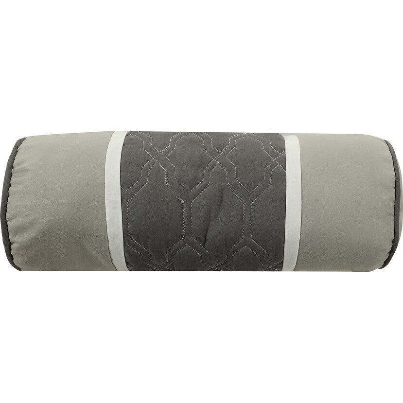 Nanshing Blake 7 Piece Modern Colorblock Comforter Set