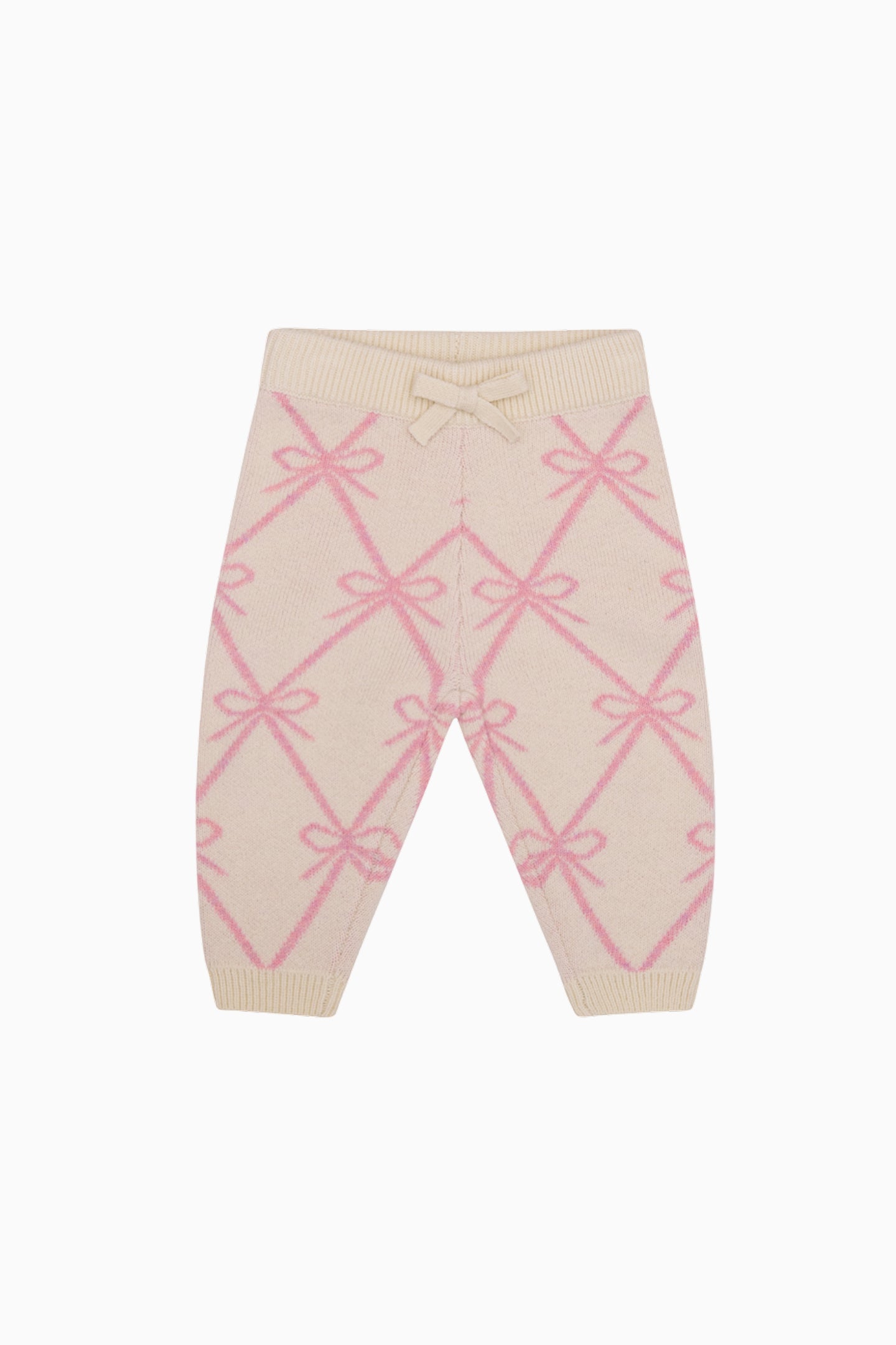 Pantalon en tricot avec nœud pour bébé Herra