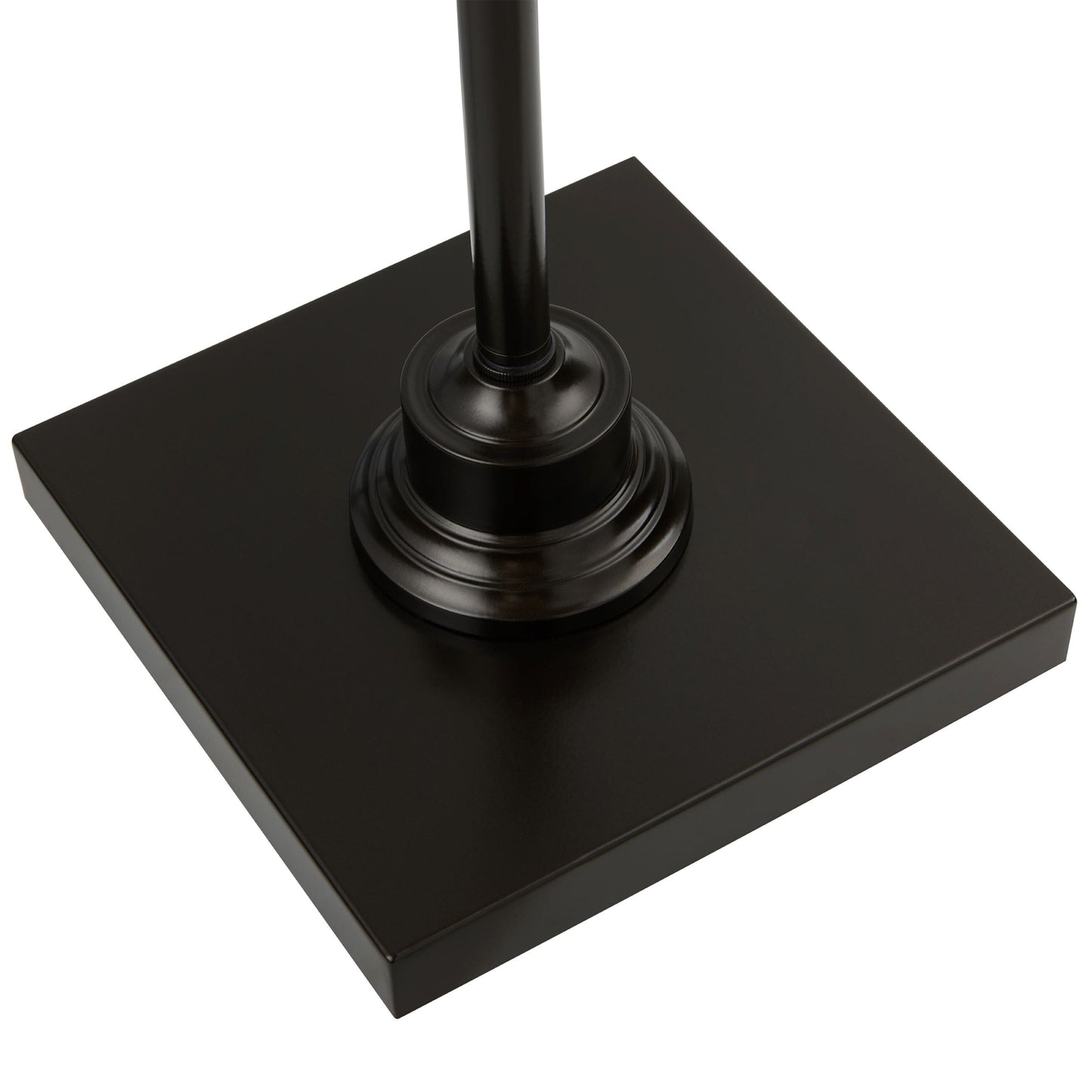 KAWOTI 60.5'' 2-Light Floor Lamp with Empire Fabric Shade