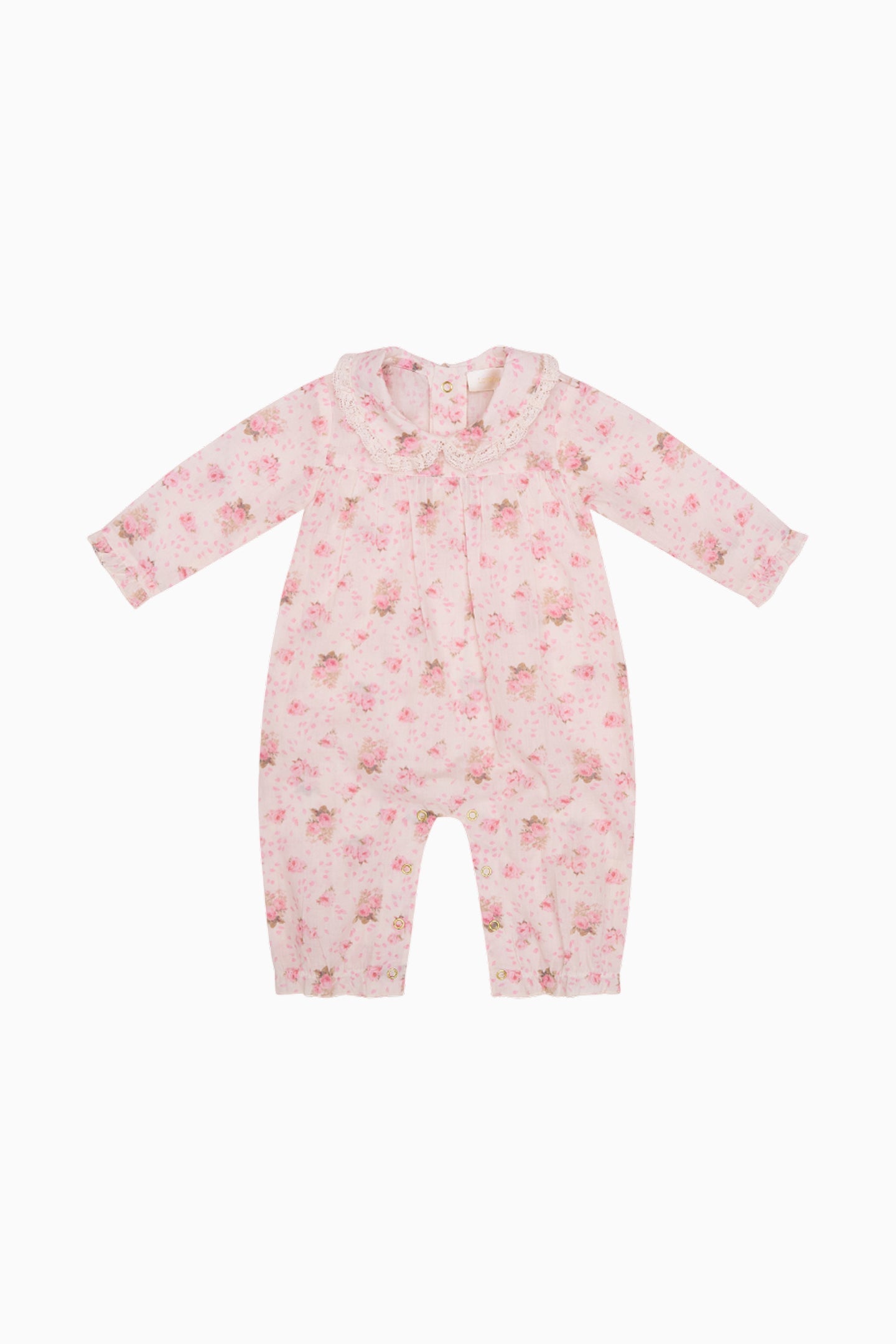 Grenouillère en coton à fleurs pour bébé Lany