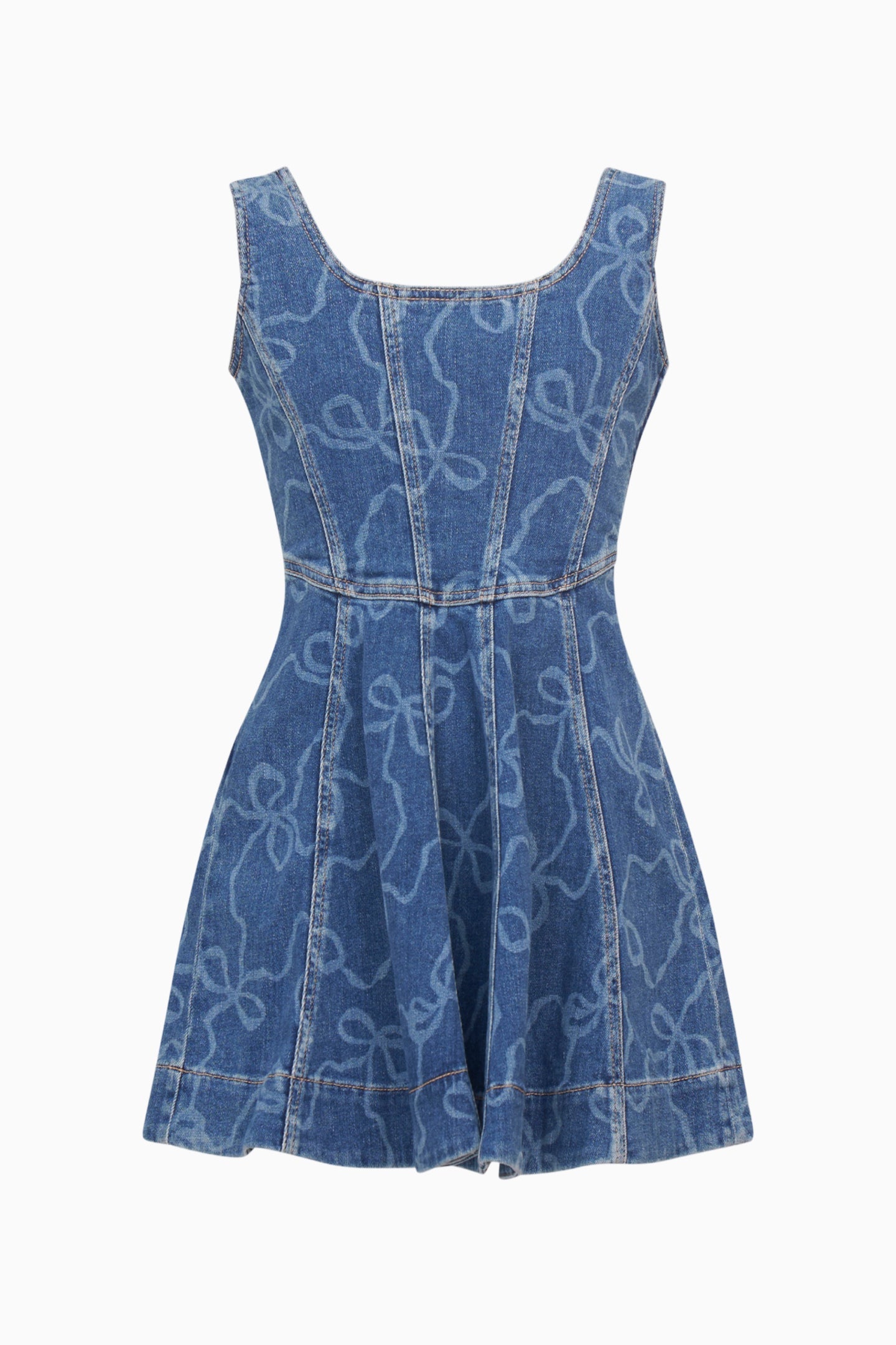 Robe en jean à nœud Liliette pour fille