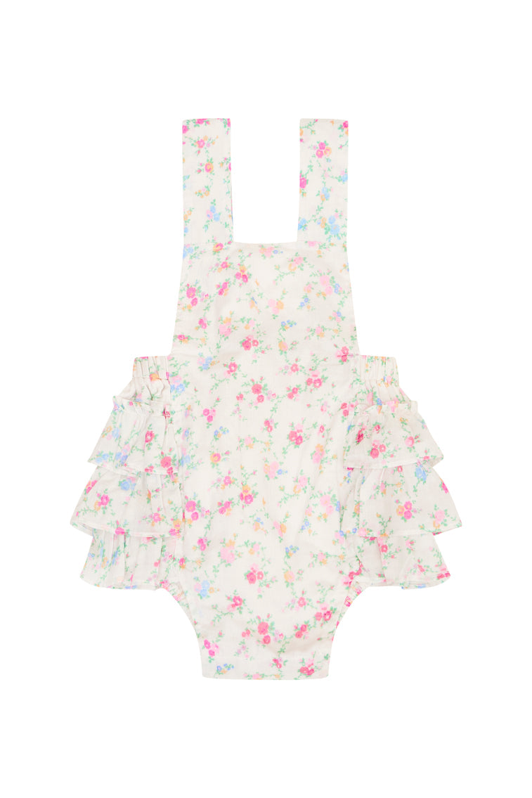 Tablier à fleurs en coton Baby Lindy