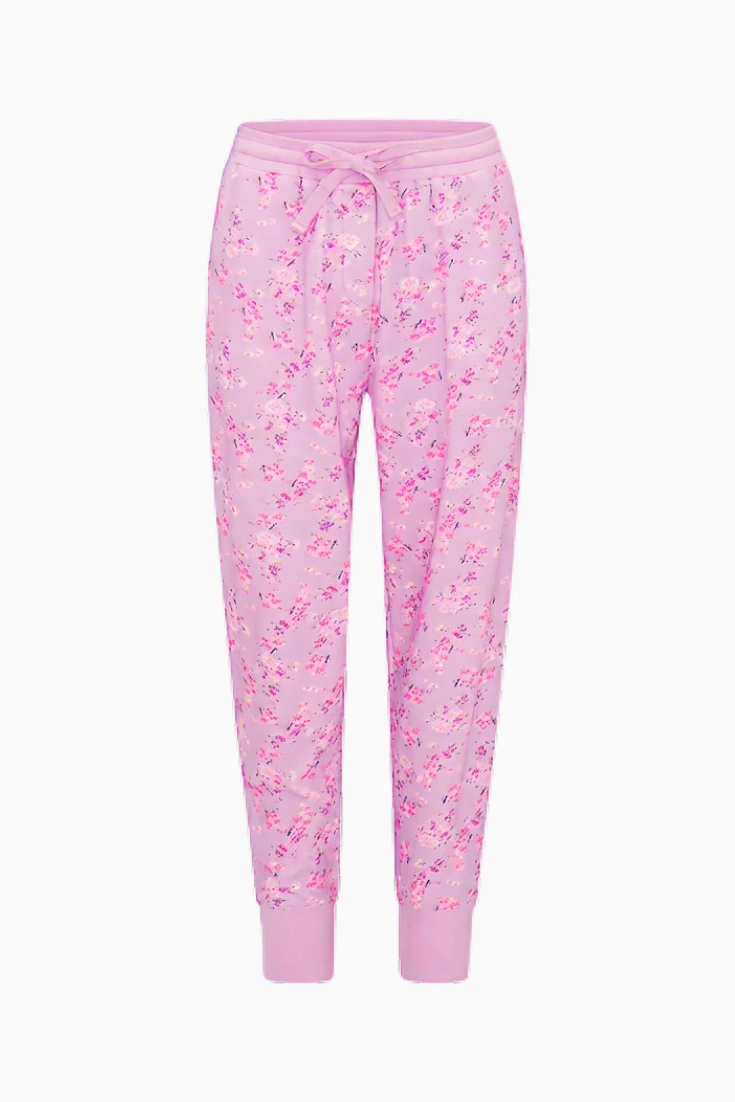 Pantalon de survêtement en coton fleuri Lolana - HIBISCUS