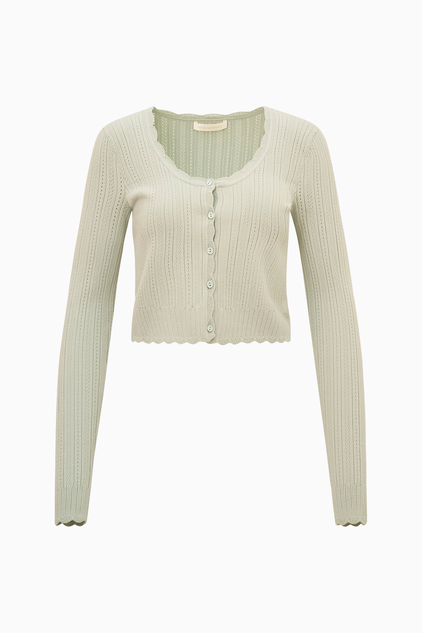 Cardigan en pointelle extensible Martti