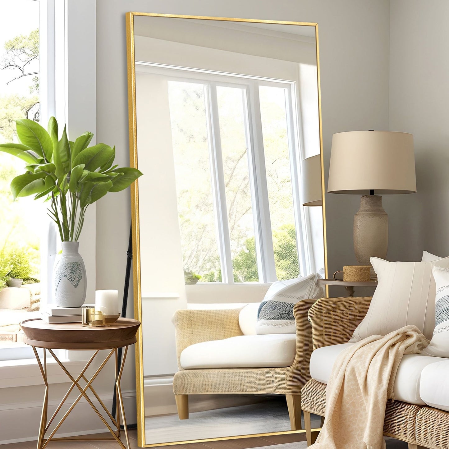 Modern Full Length Floor Mirror Freestanding Mirror