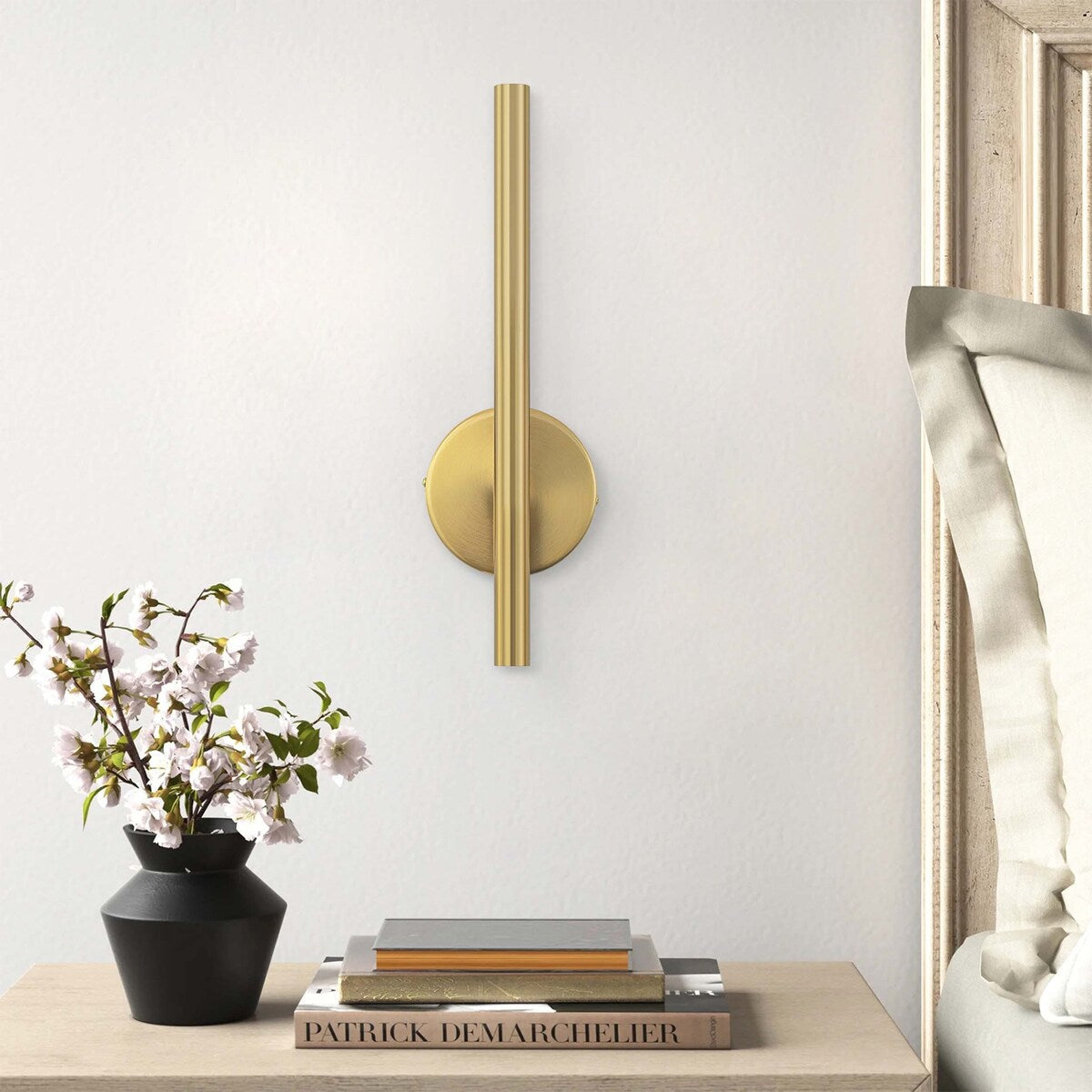 Modern Industrial Minimalist Metal LED Integrated Linear Strip Wall Light Sconce