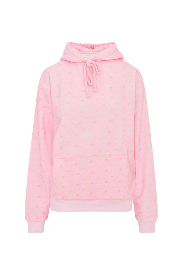 Sweat à capuche en coton à fleurs Nacova