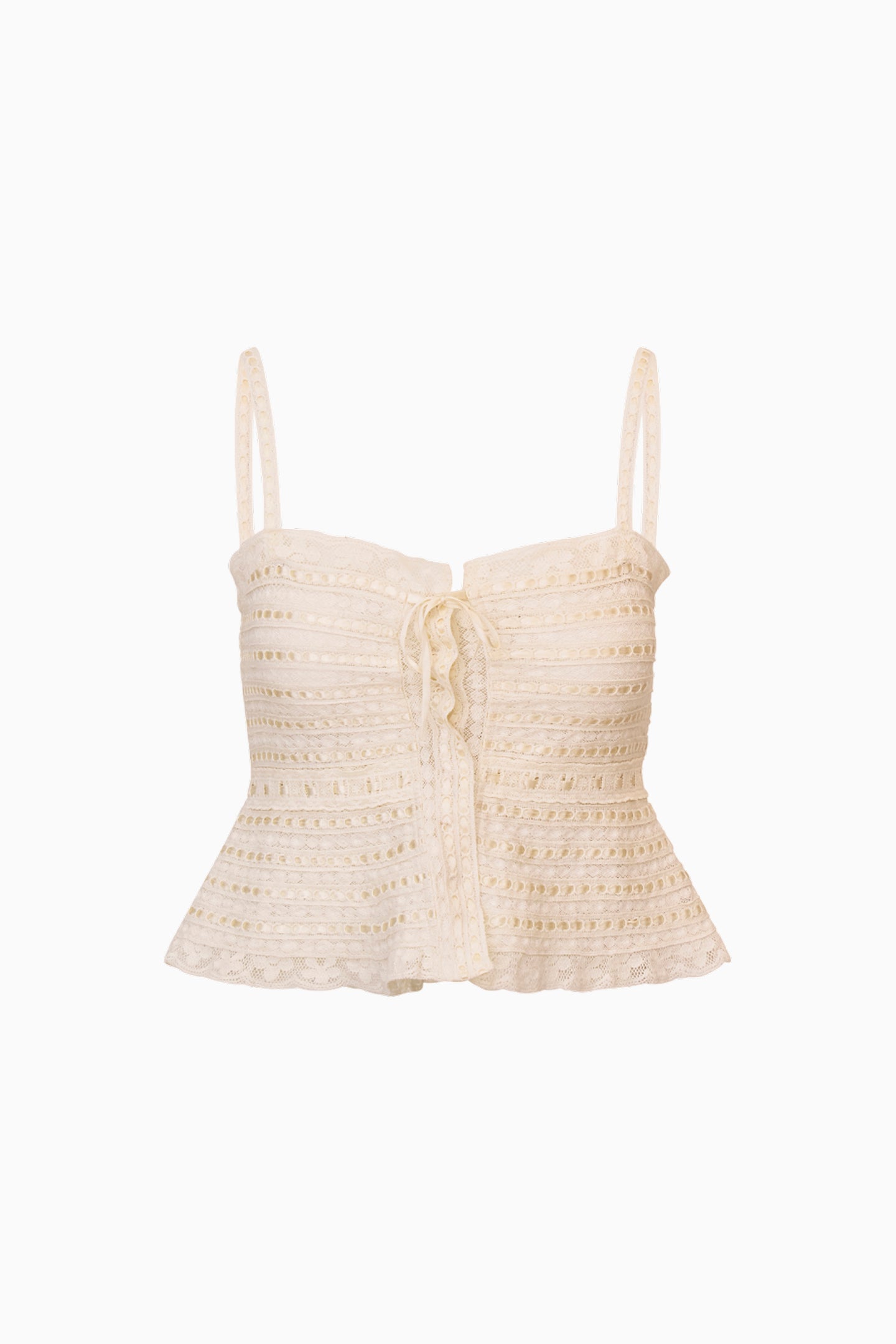 Haut sans manches en coton tissé Niraya
