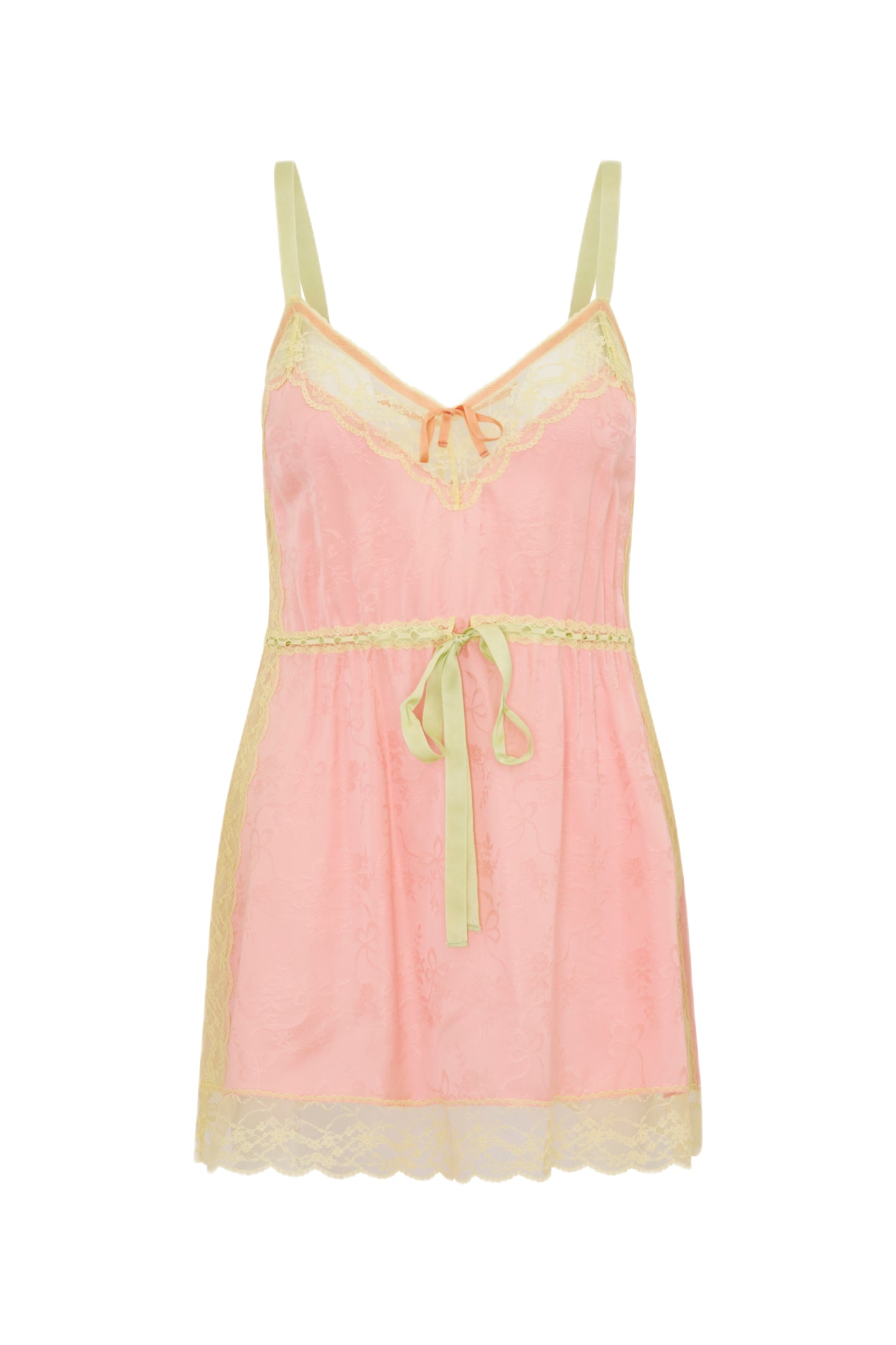 Nouvelle mini-robe nuisette en soie mélangée