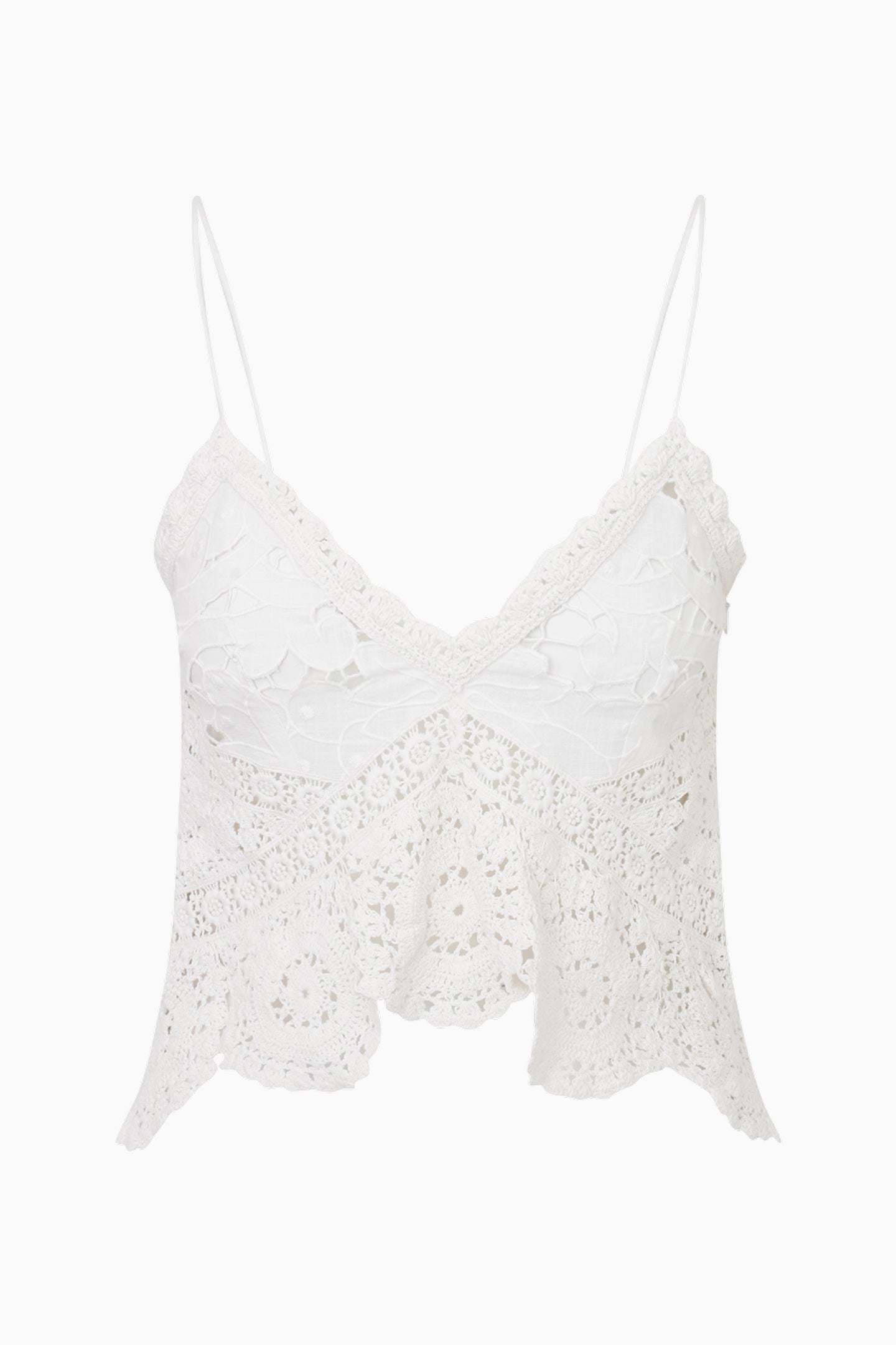 Haut sans manches au crochet Pellier