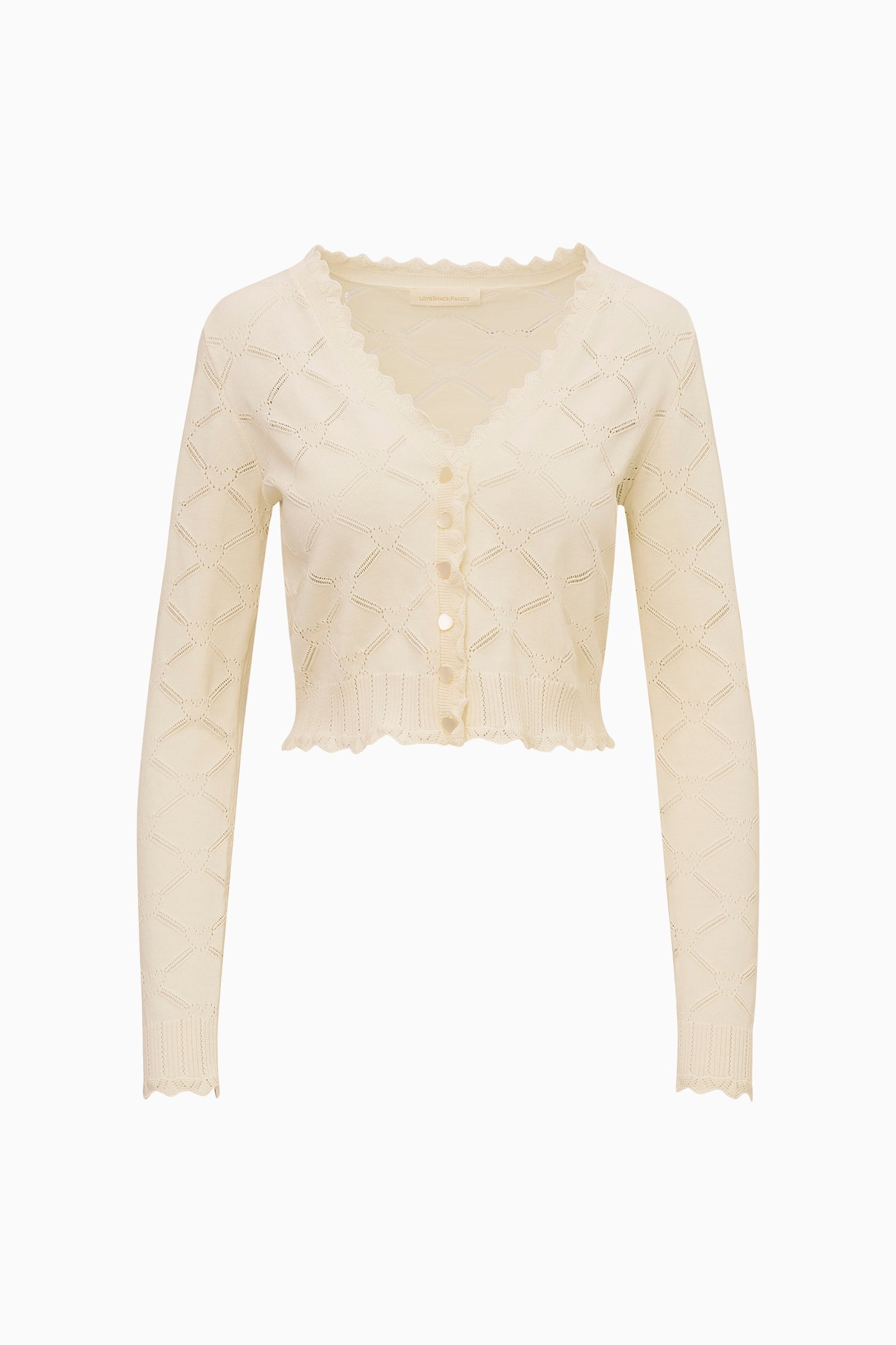 Cardigan Petra Knit Heart Argyle