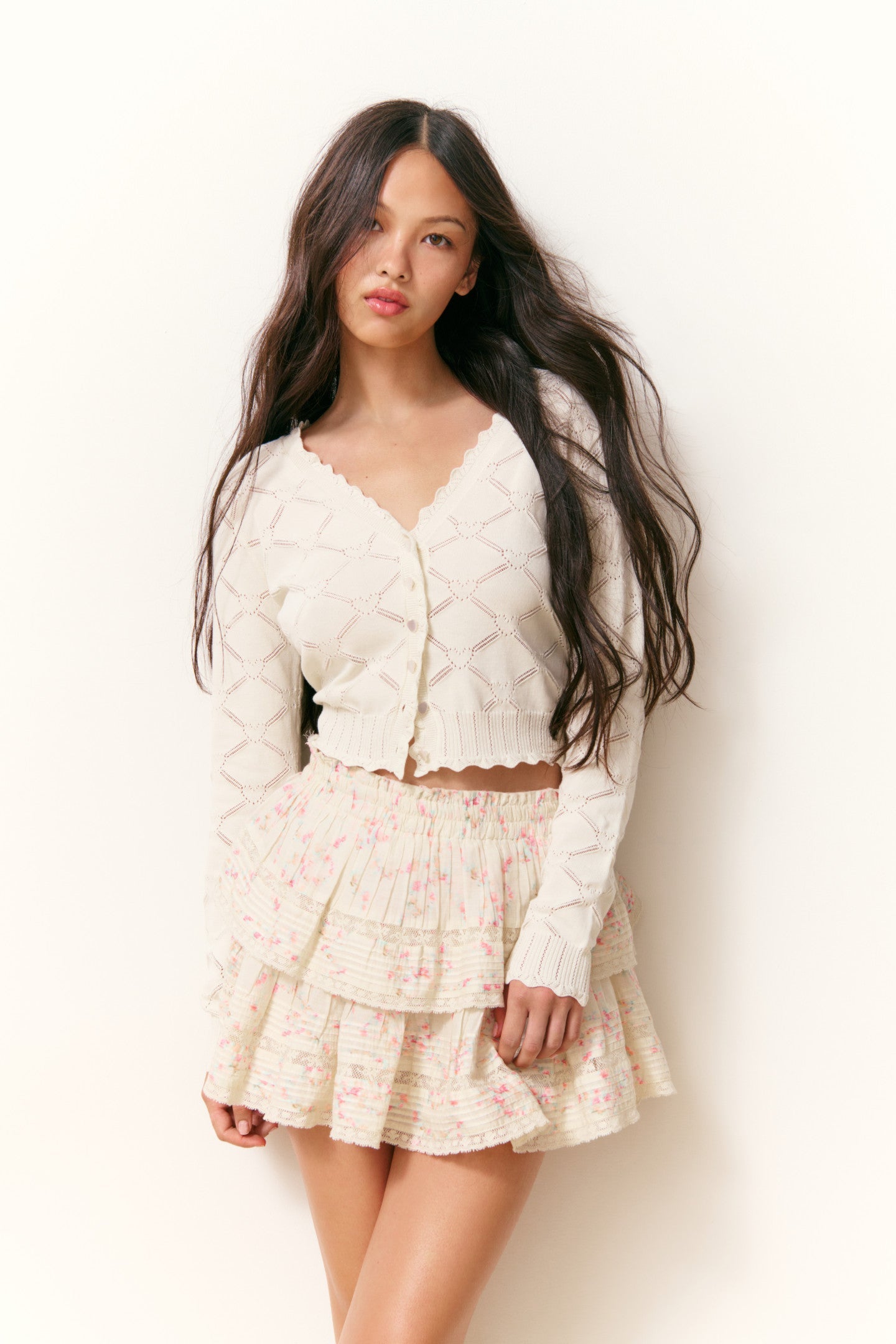 Cardigan Petra Knit Heart Argyle