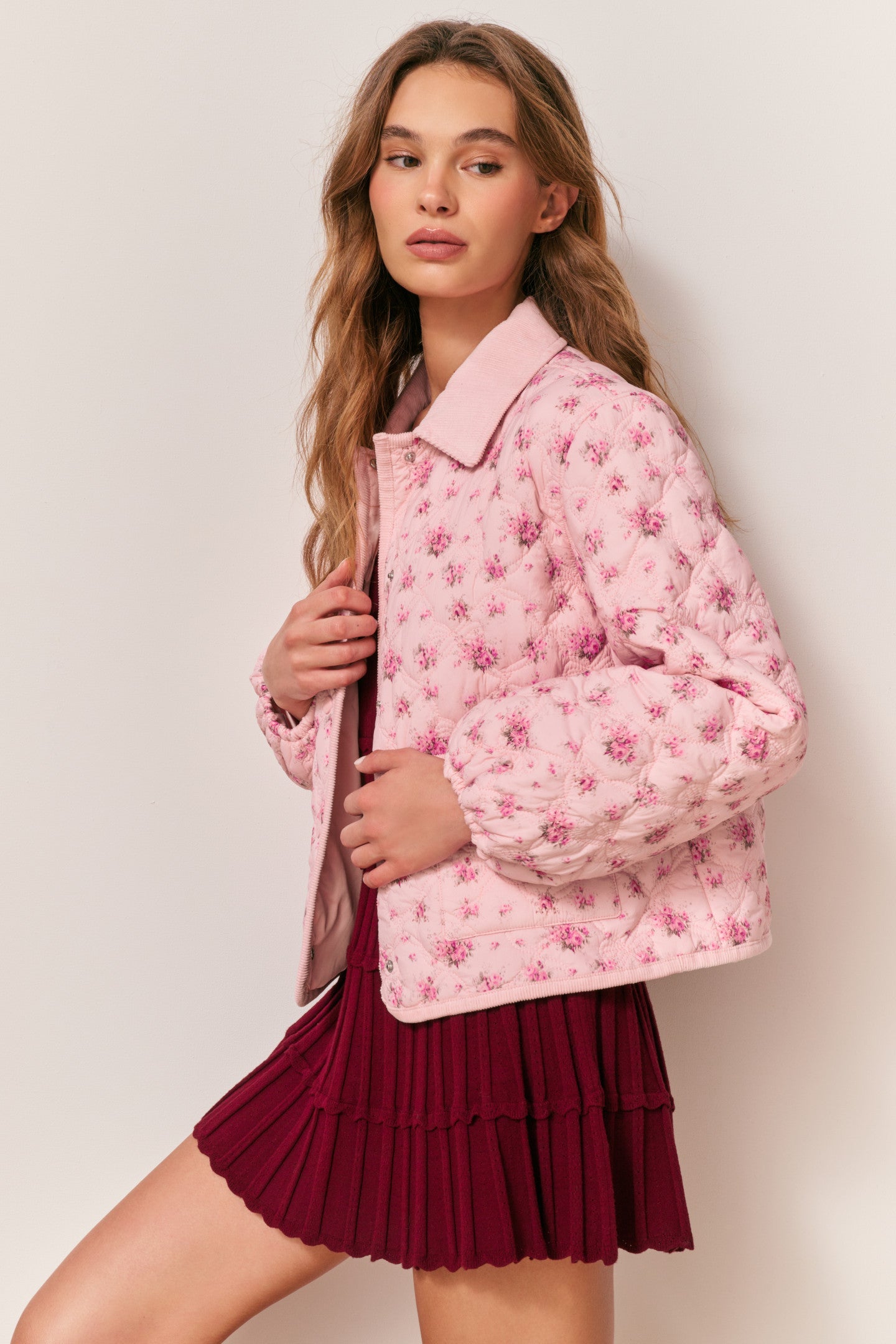 Veste matelassée florale Quinlette