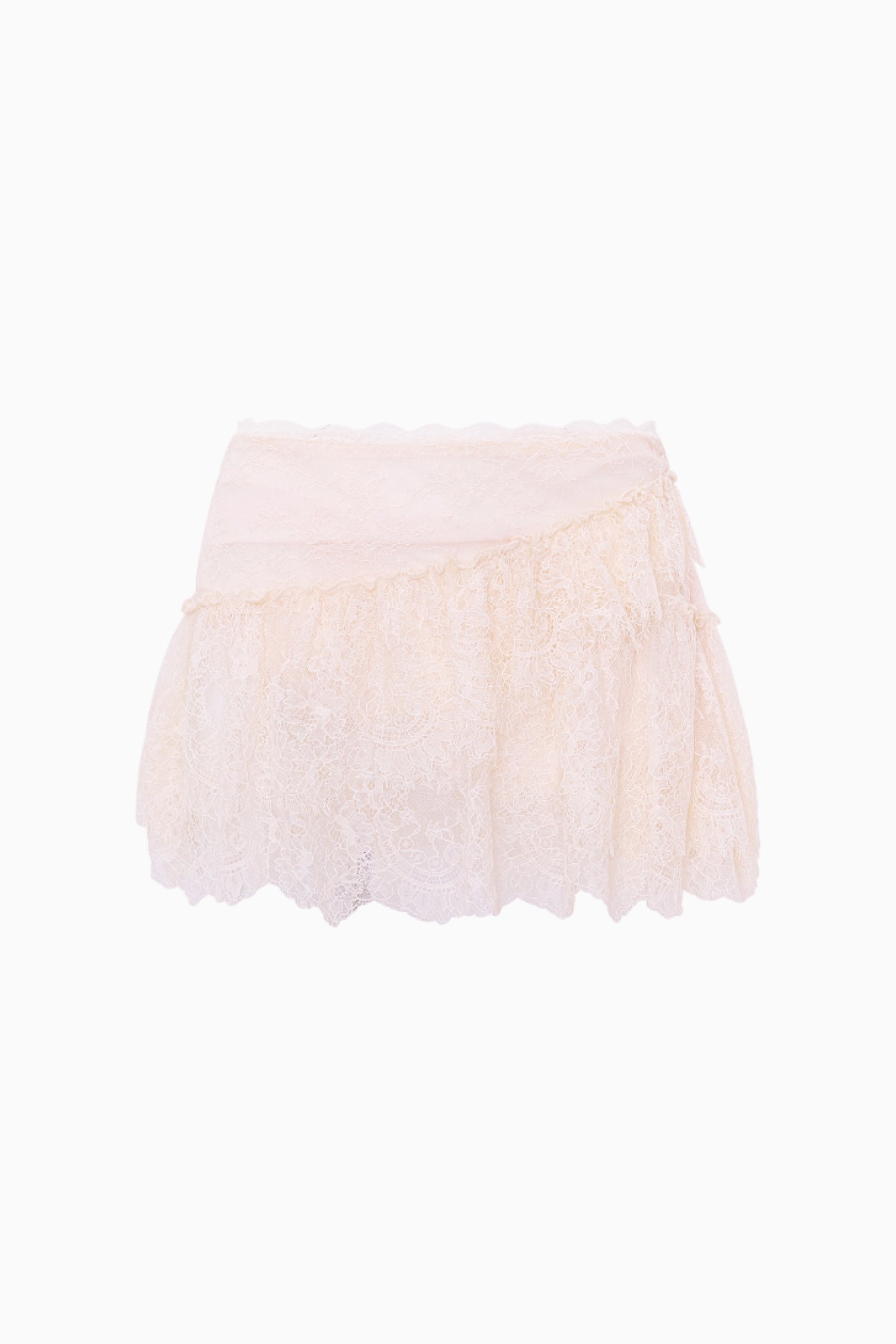 Mini-jupe en dentelle Reika
