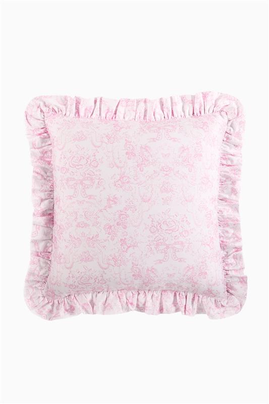 Coussin à volants - CUPIDS PINK