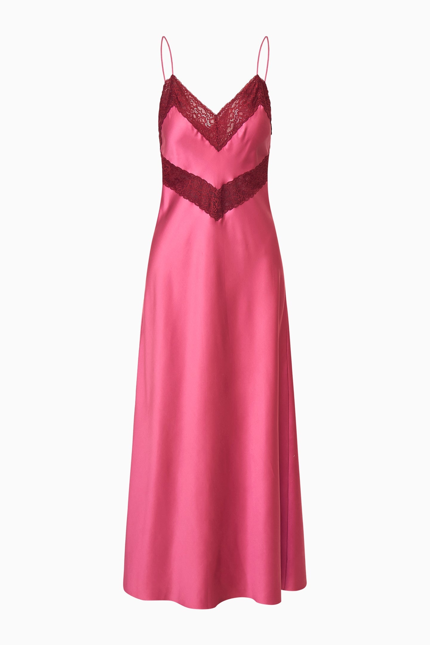 Robe longue en soie Serita