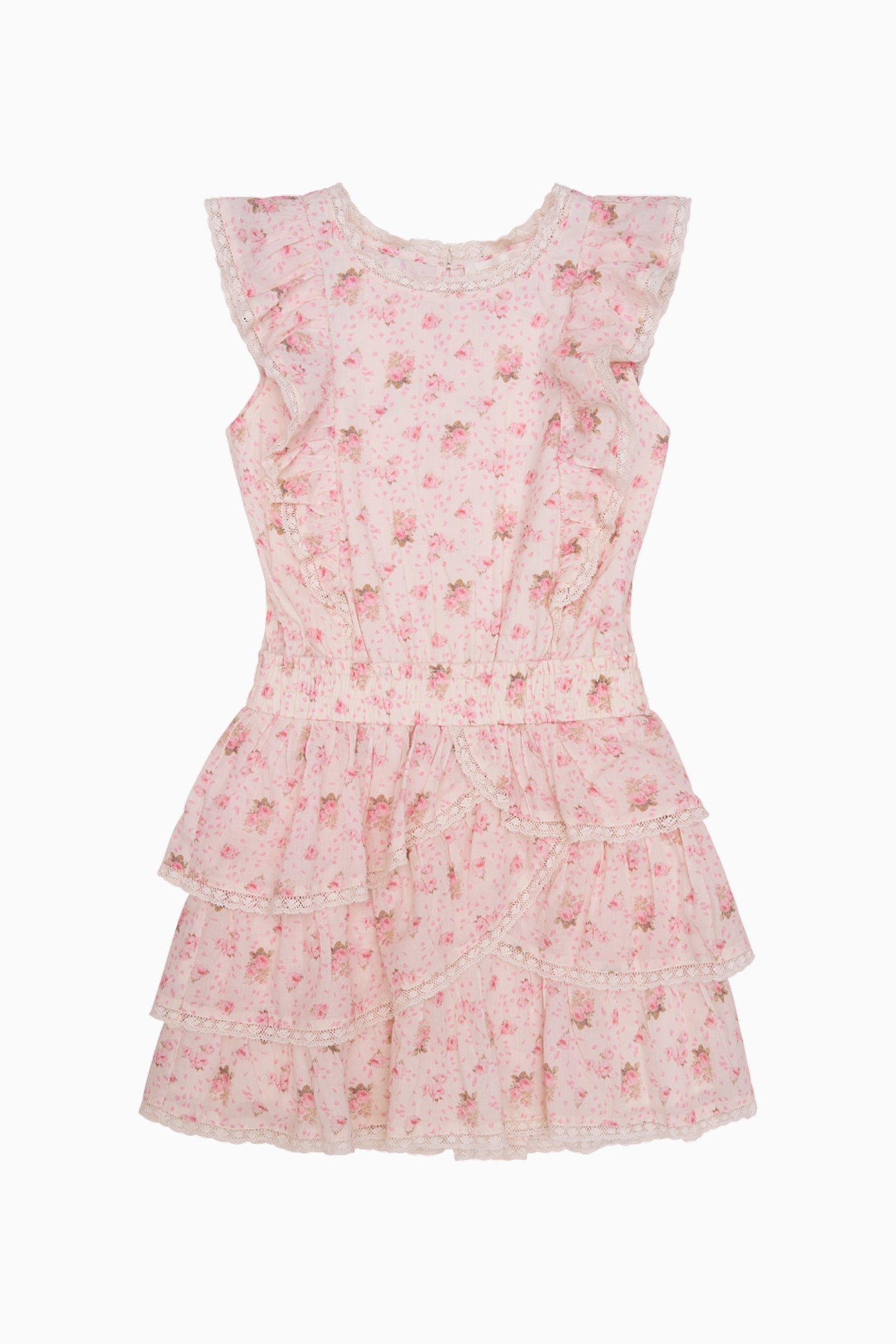 Robe Decker en coton à imprimé jardin pour fille