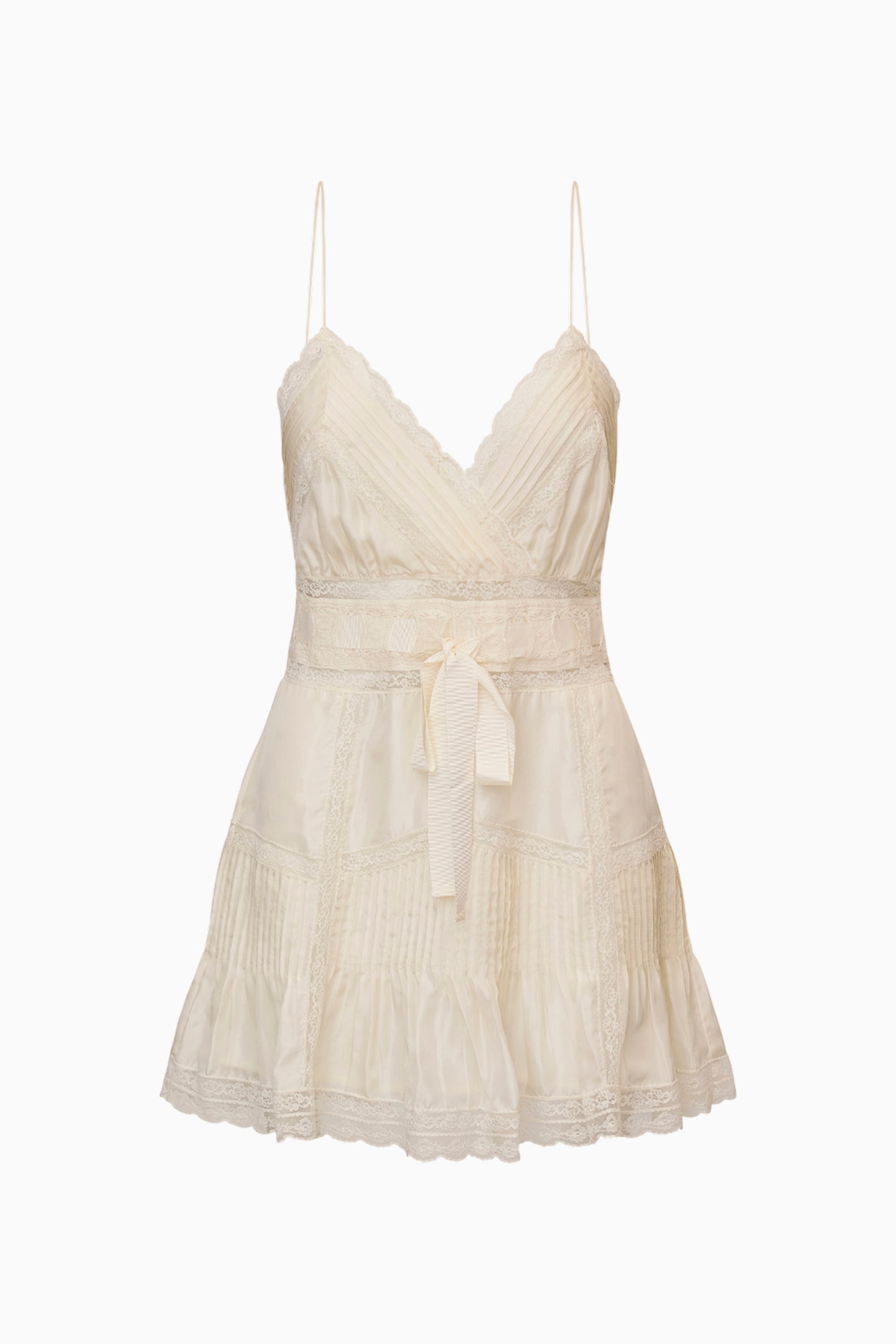 Mini-robe en ruban de soie Sibelle