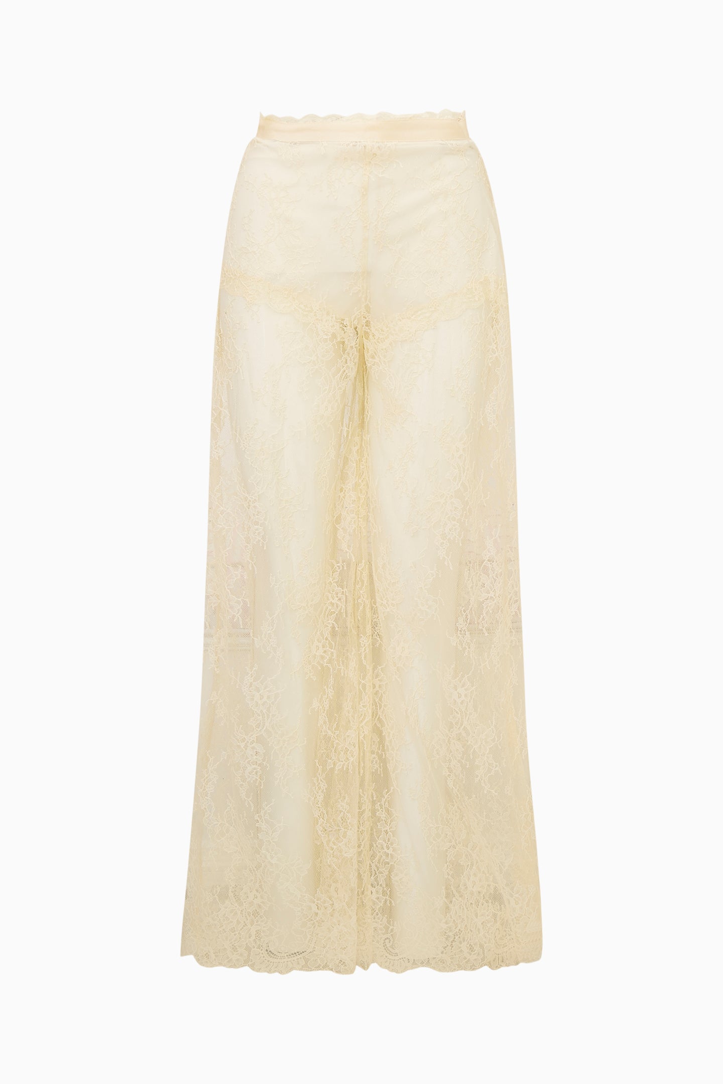 Pantalon en dentelle transparente Sigrid