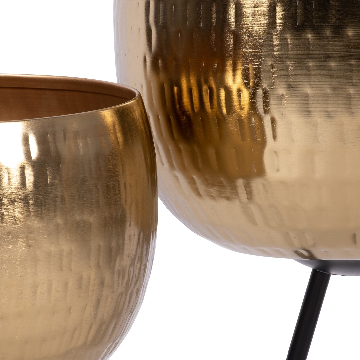 Sagebrook Home Lot de 2 jardinières robustes en fer sur supports modernes - Transformez votre espace de vie en oasis