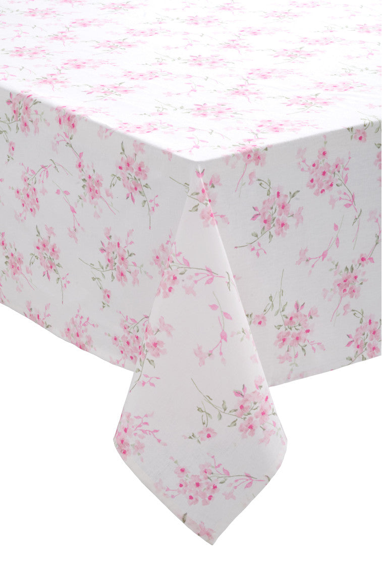 Nappe en coton d'inspiration vintage - FRAISE BASILIC