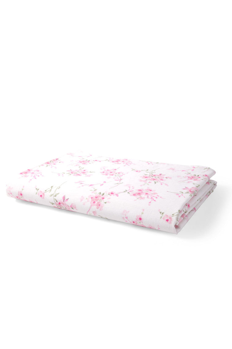 Nappe en coton d'inspiration vintage - FRAISE BASILIC