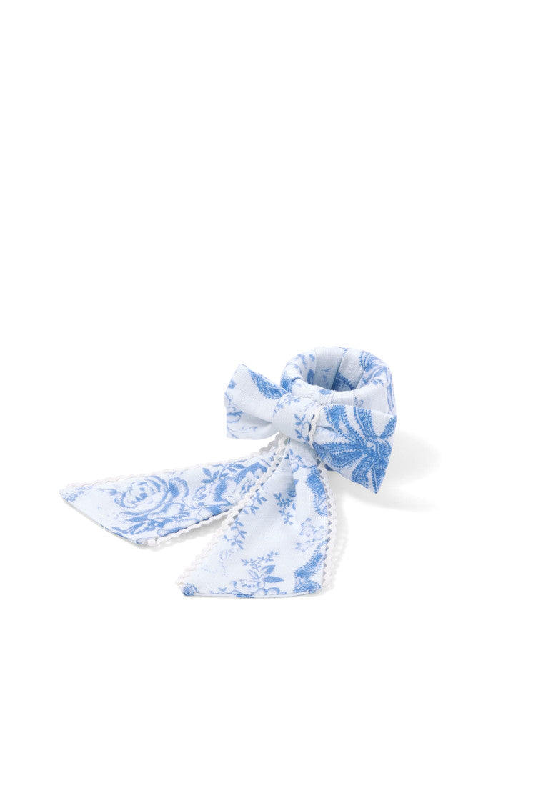 Lot de 4 ronds de serviette en forme de nœud - BLISSFUL BLUE