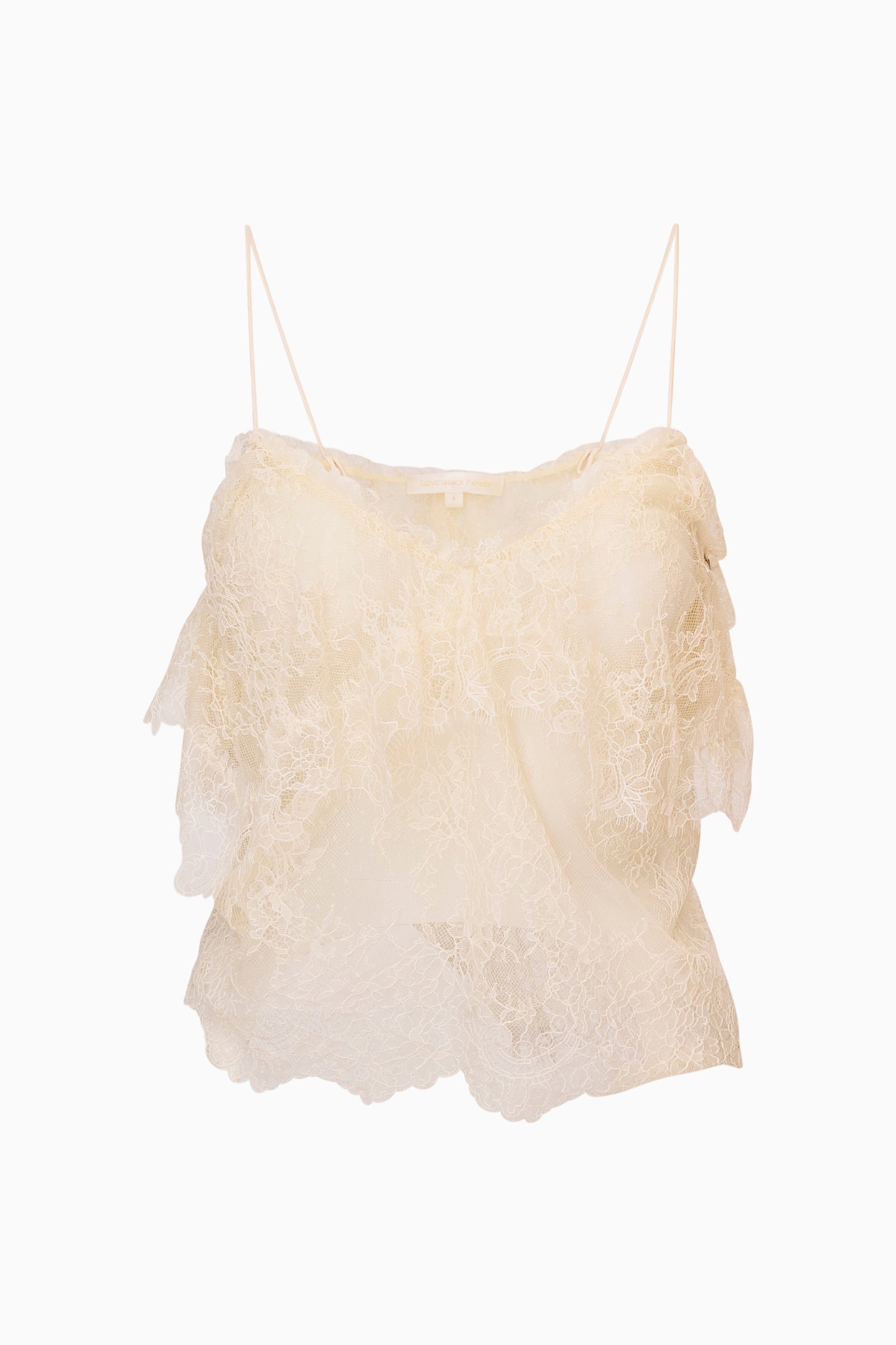 Haut en dentelle transparente Zhanya
