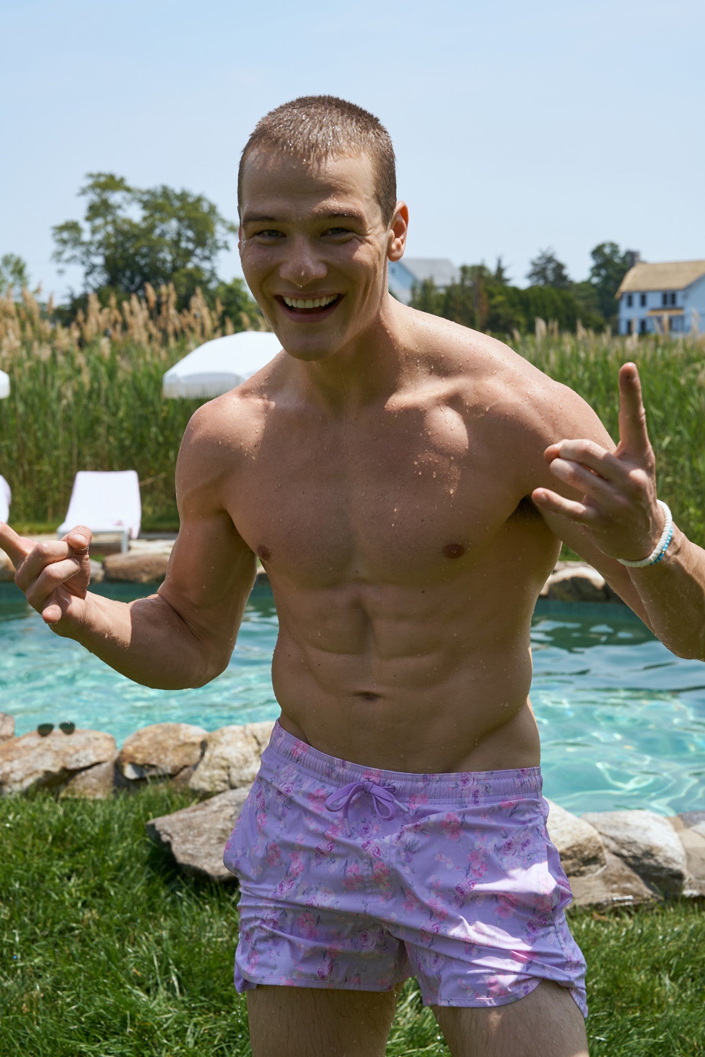 Short de bain imprimé Kai Heirloom pour homme
