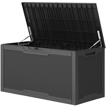 100 Gallon Outdoor Storage Waterproof Deck Box - N/A
