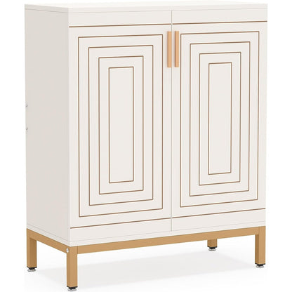 Meuble de rangement à chaussures moderne avec portes, 20 paires, 6 niveaux, pour entrée