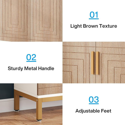 Meuble de rangement à chaussures moderne avec portes, 20 paires, 6 niveaux, pour entrée