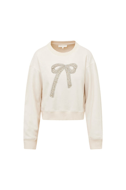 Pull polaire orné d'un nœud Rylan