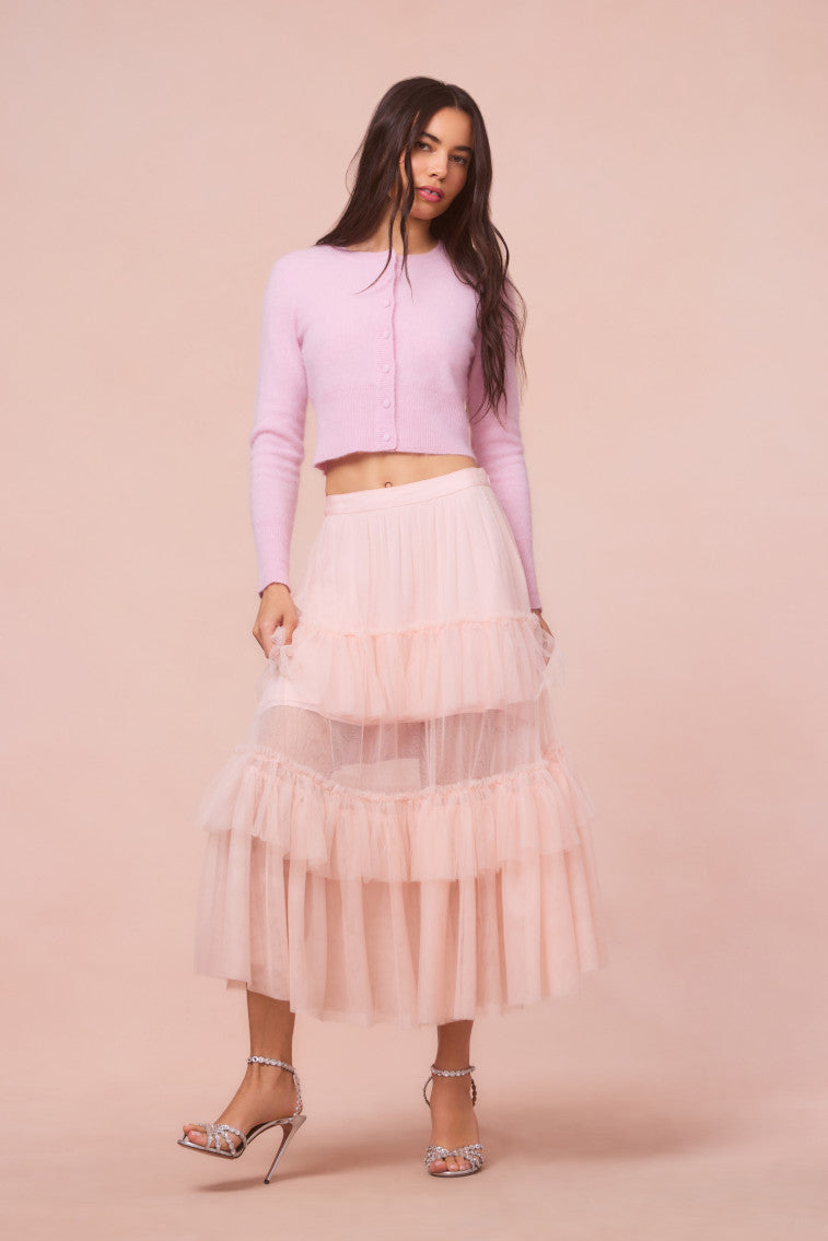 Jupe longue en tulle Parriott